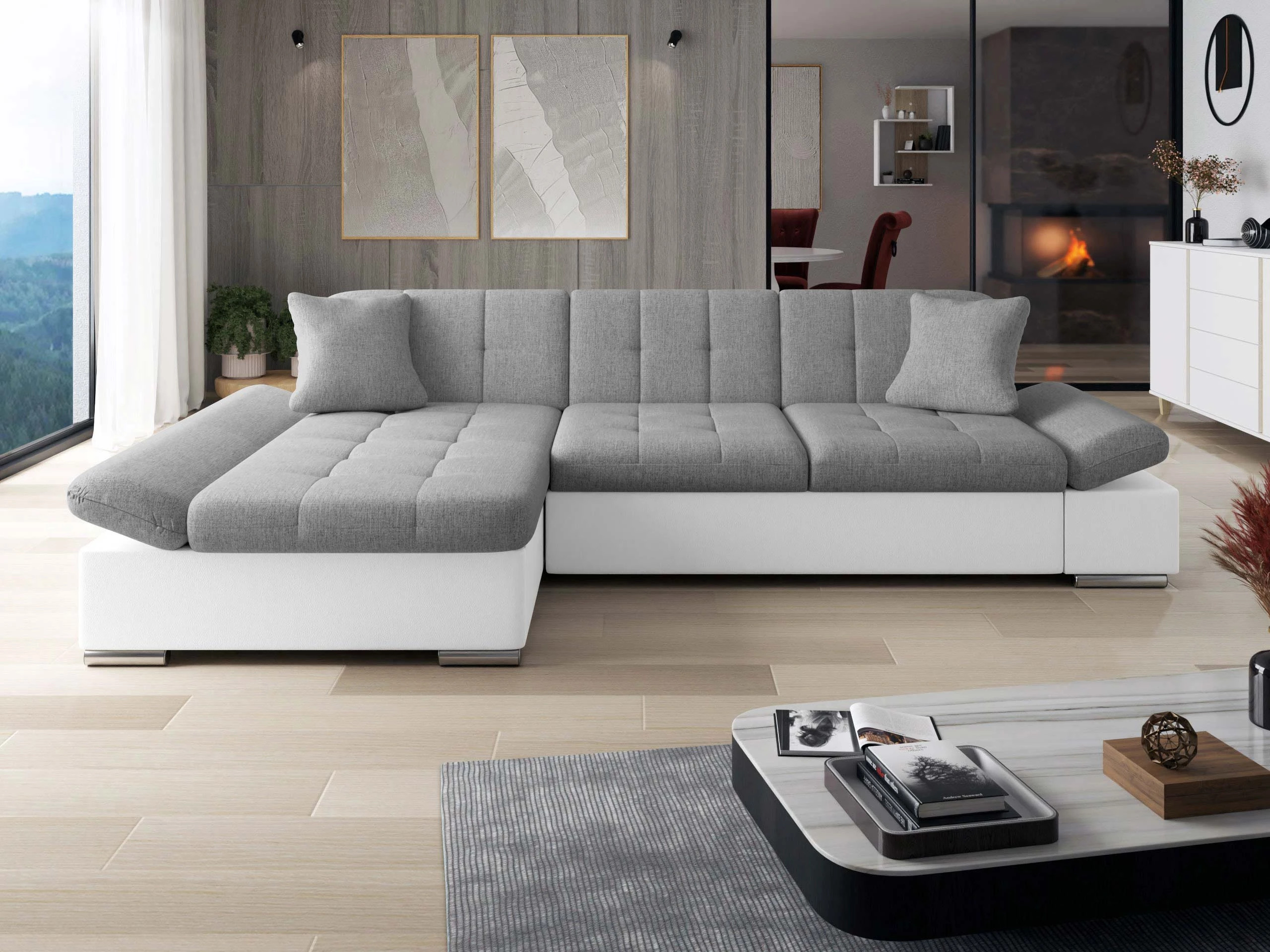 Hjørnesofa Comfivo Serenitas (Soft 017 + Soul 17)