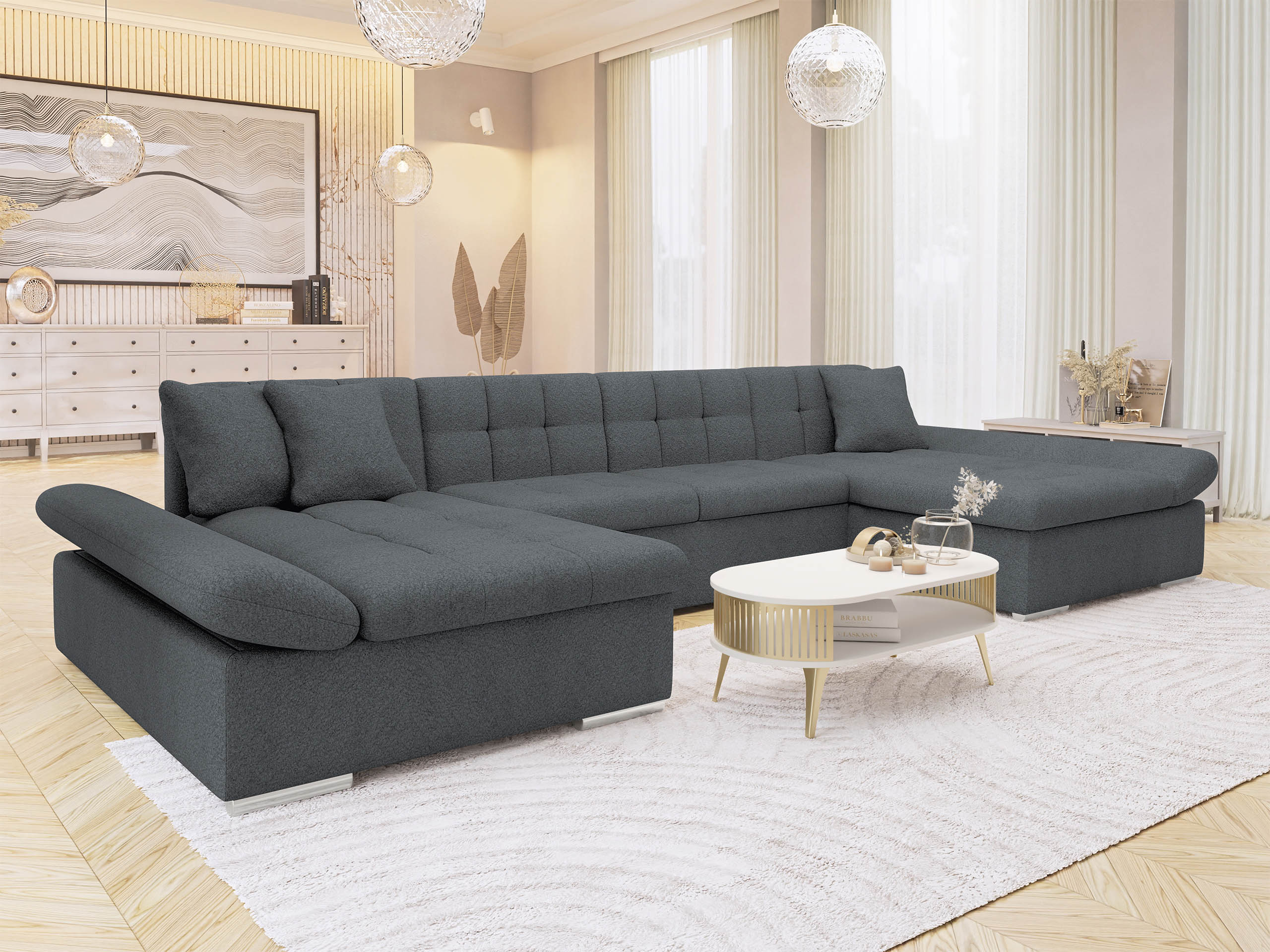 Hjørnesofa Comfivo Ficus (Coral 80)