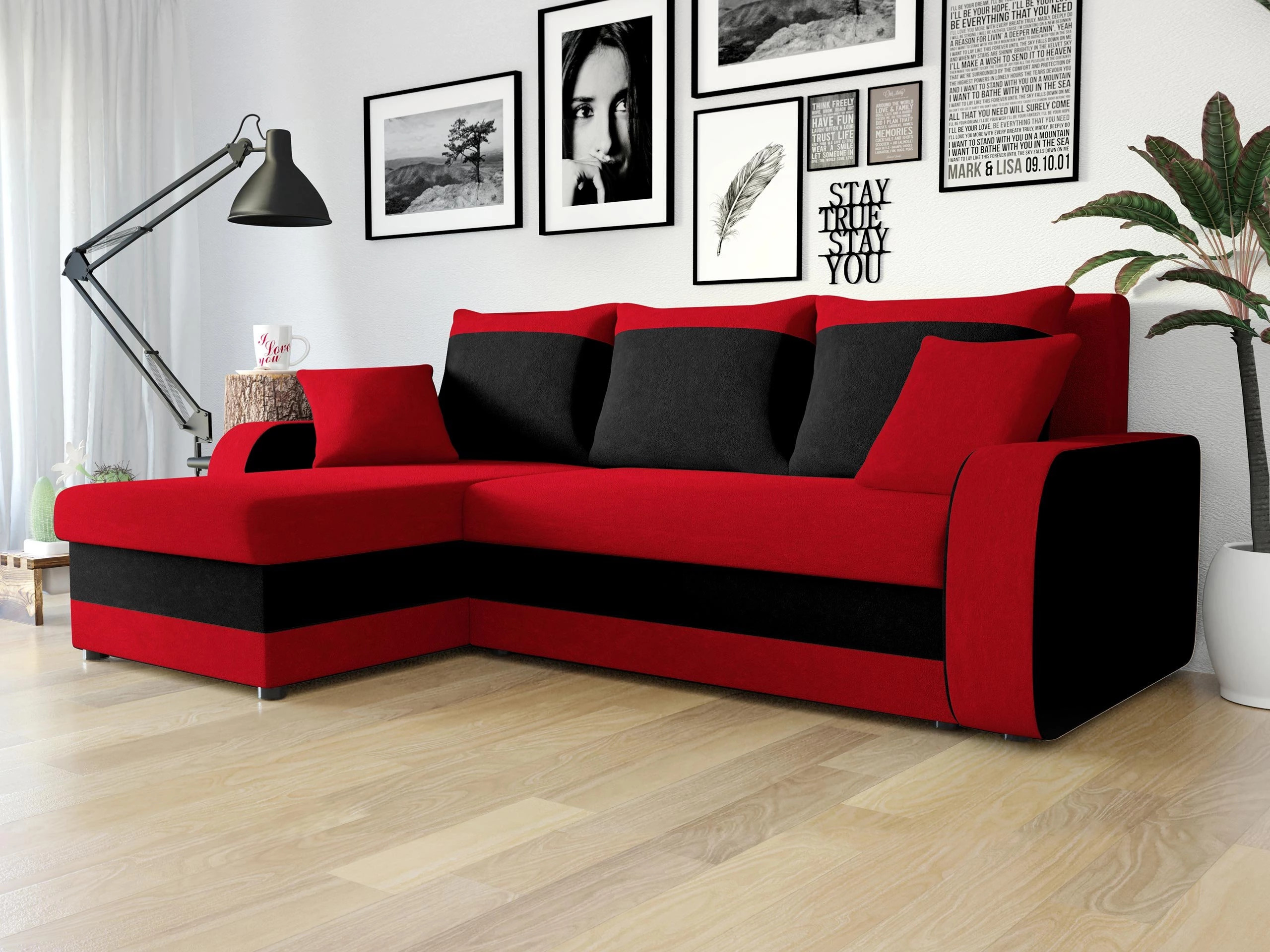 Hjørnesofa Comfivo Melissa (Mikrofaza 22 + Mikrofaza 15)