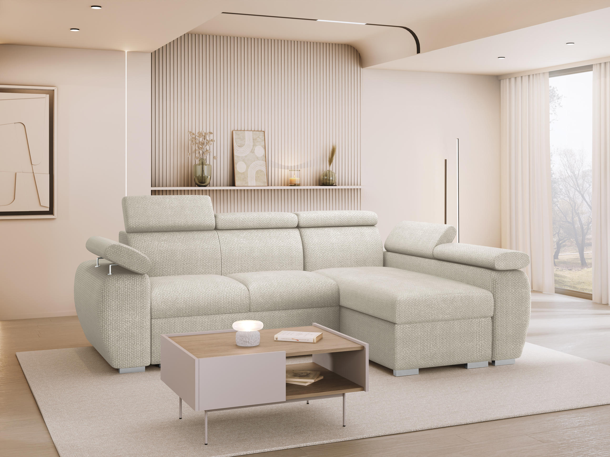 Hjørnesofa Columbus 132 (Flow 03)