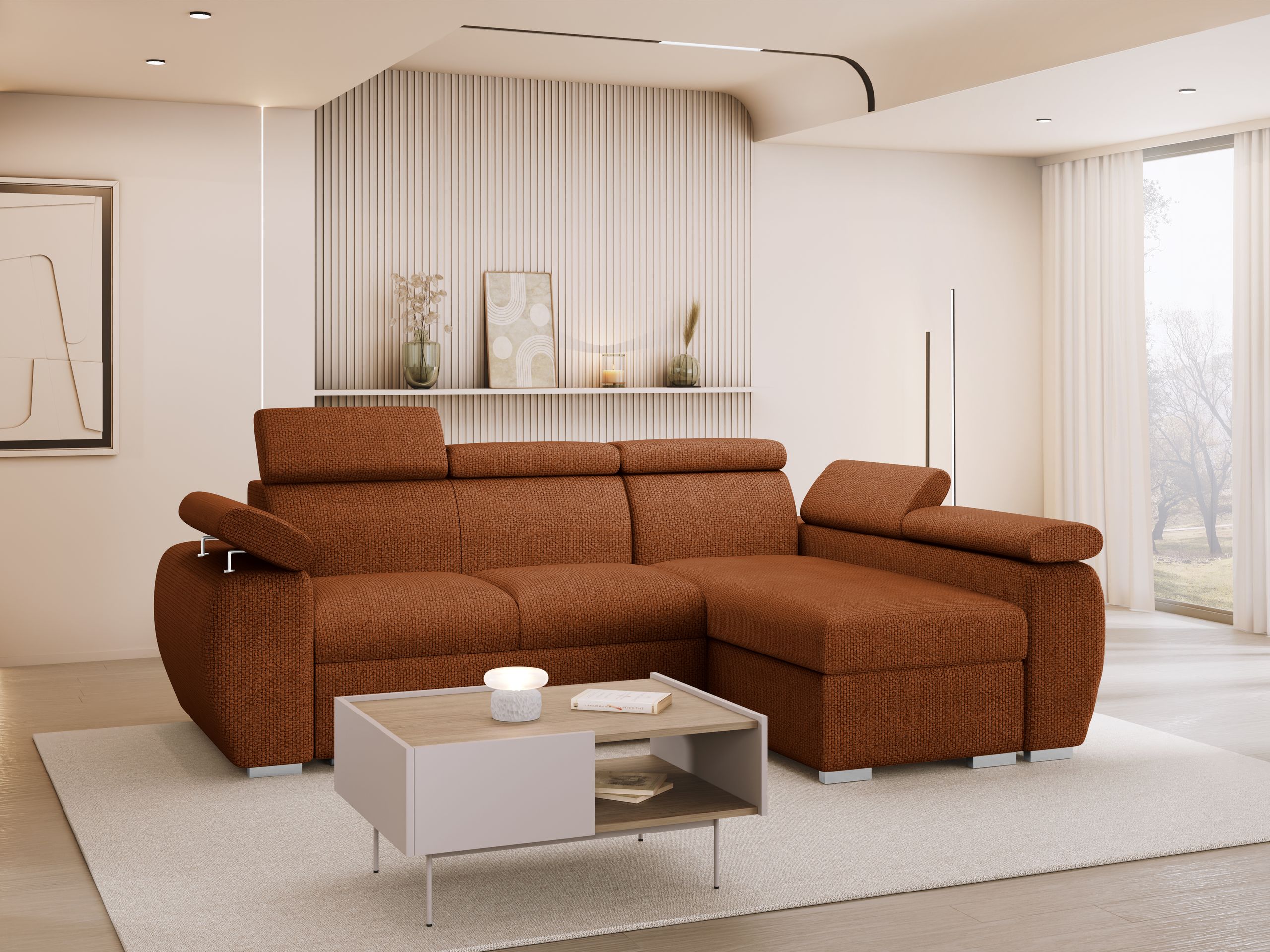 Hjørnesofa Columbus 132 (Flow 09)