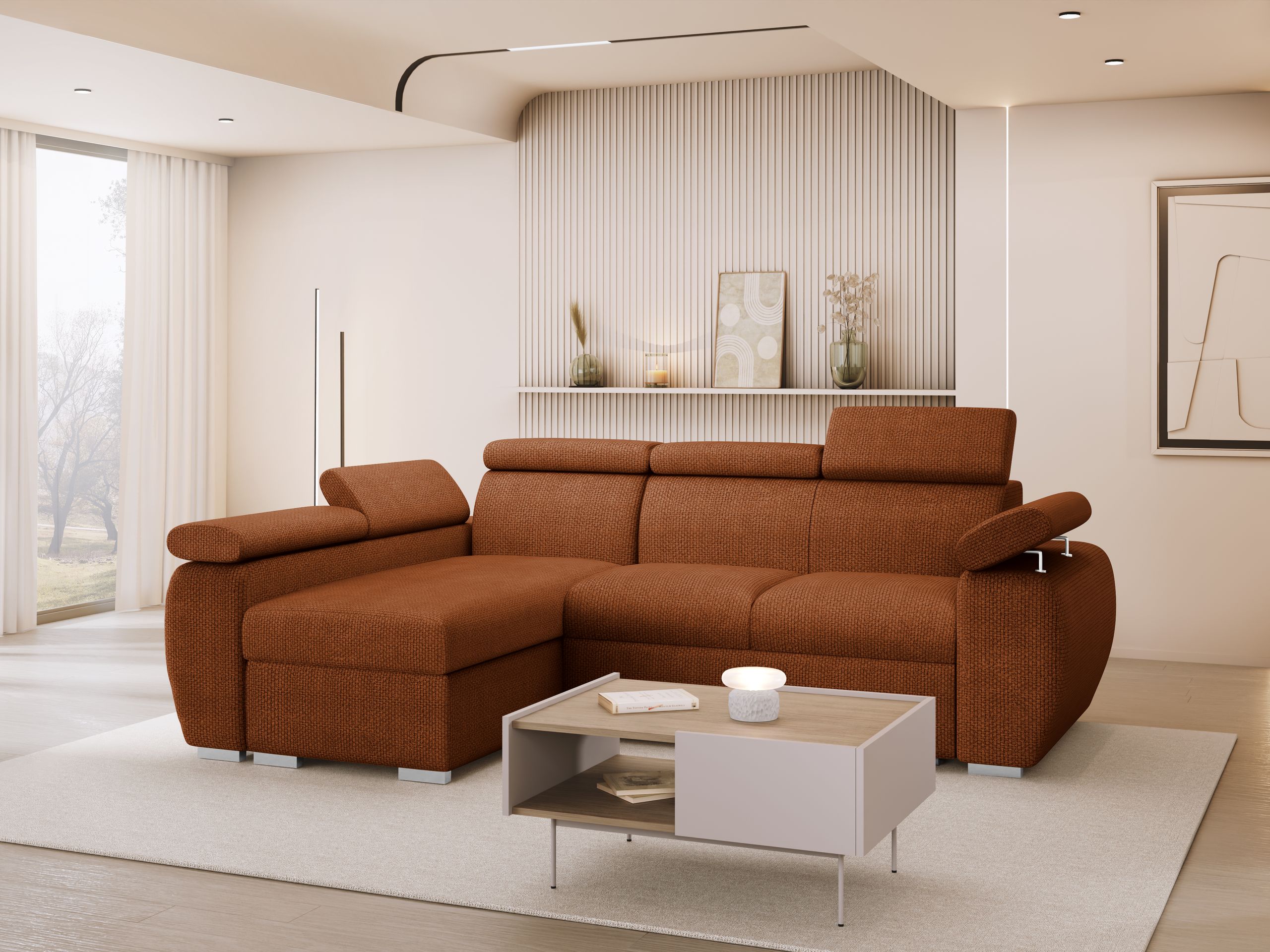 Hjørnesofa Columbus 132 (Flow 09)