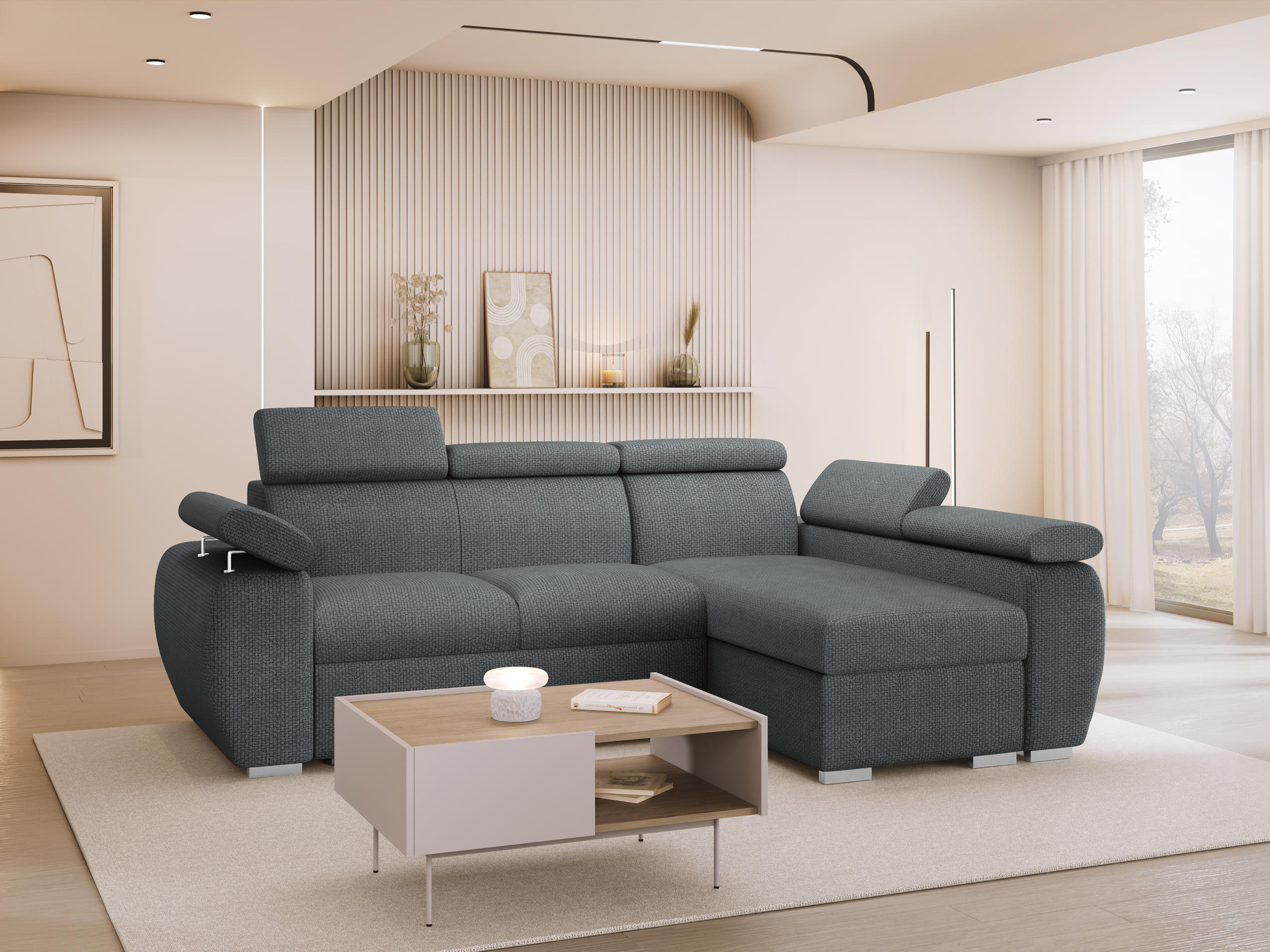 Hjørnesofa Columbus 132 (Flow 21)