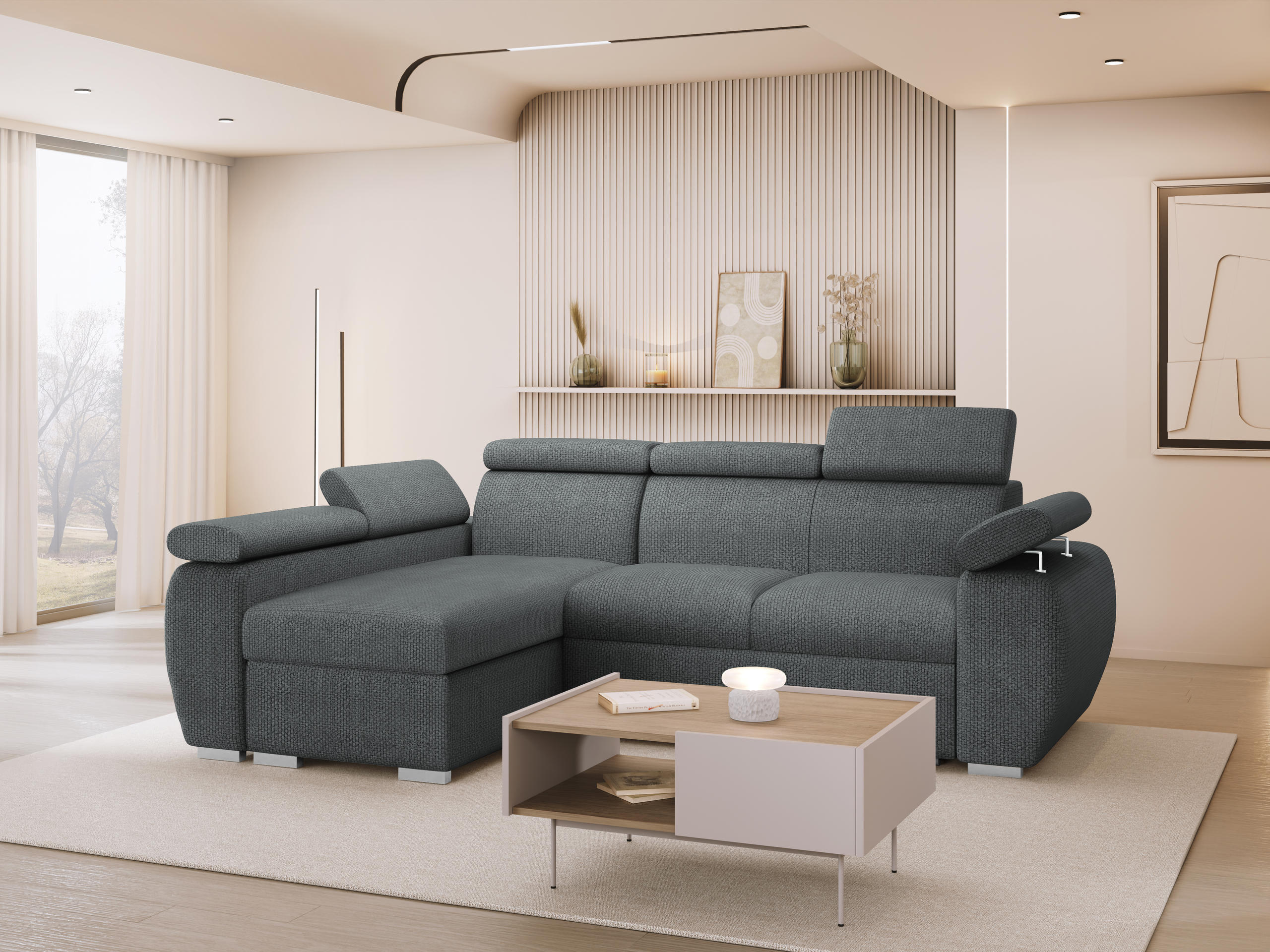 Hjørnesofa Columbus 132 (Flow 21)