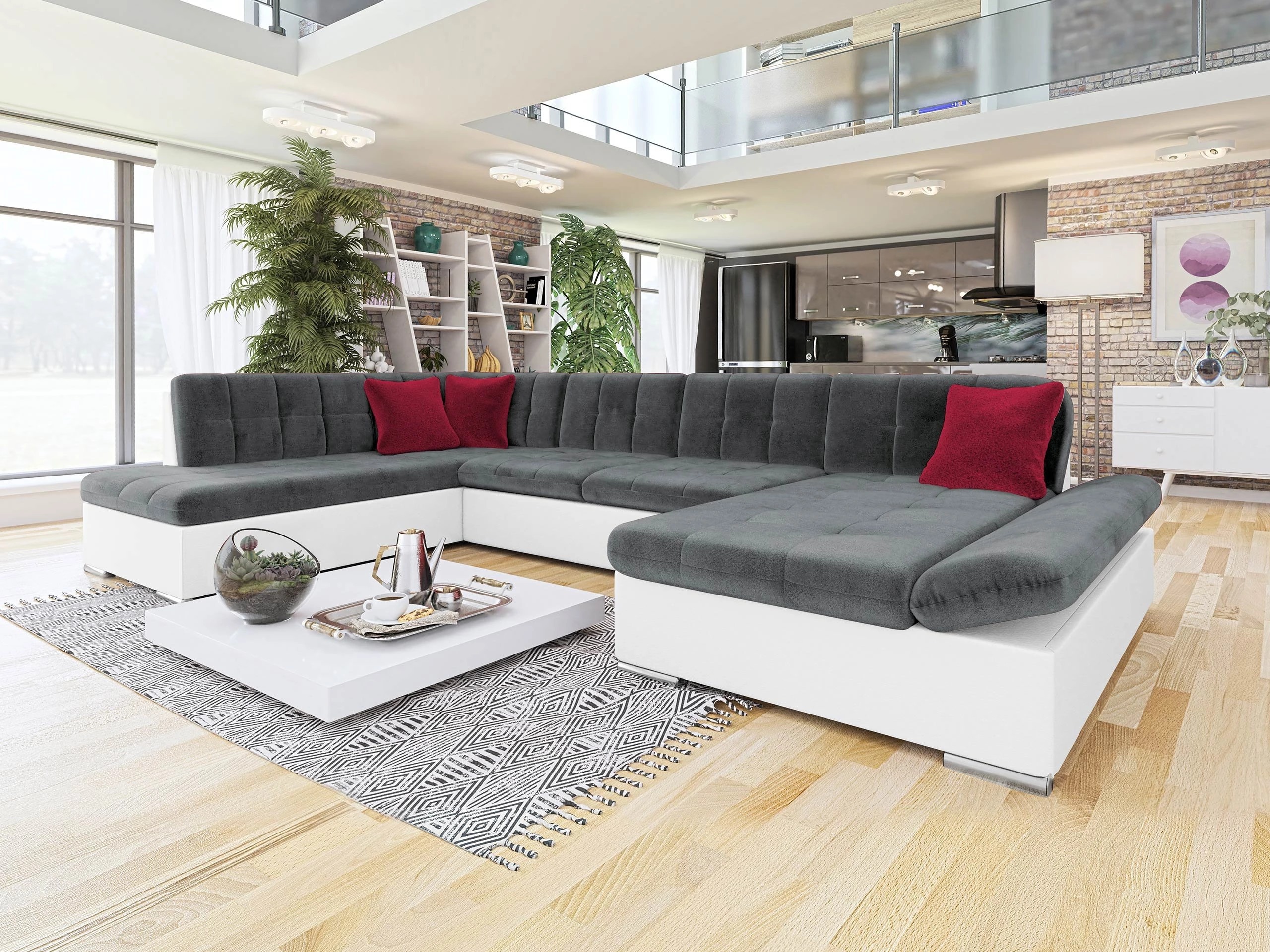 Hjørnesofa Comfivo Tilia I (Soft 017 + Kronos 22 + Kronos 02)