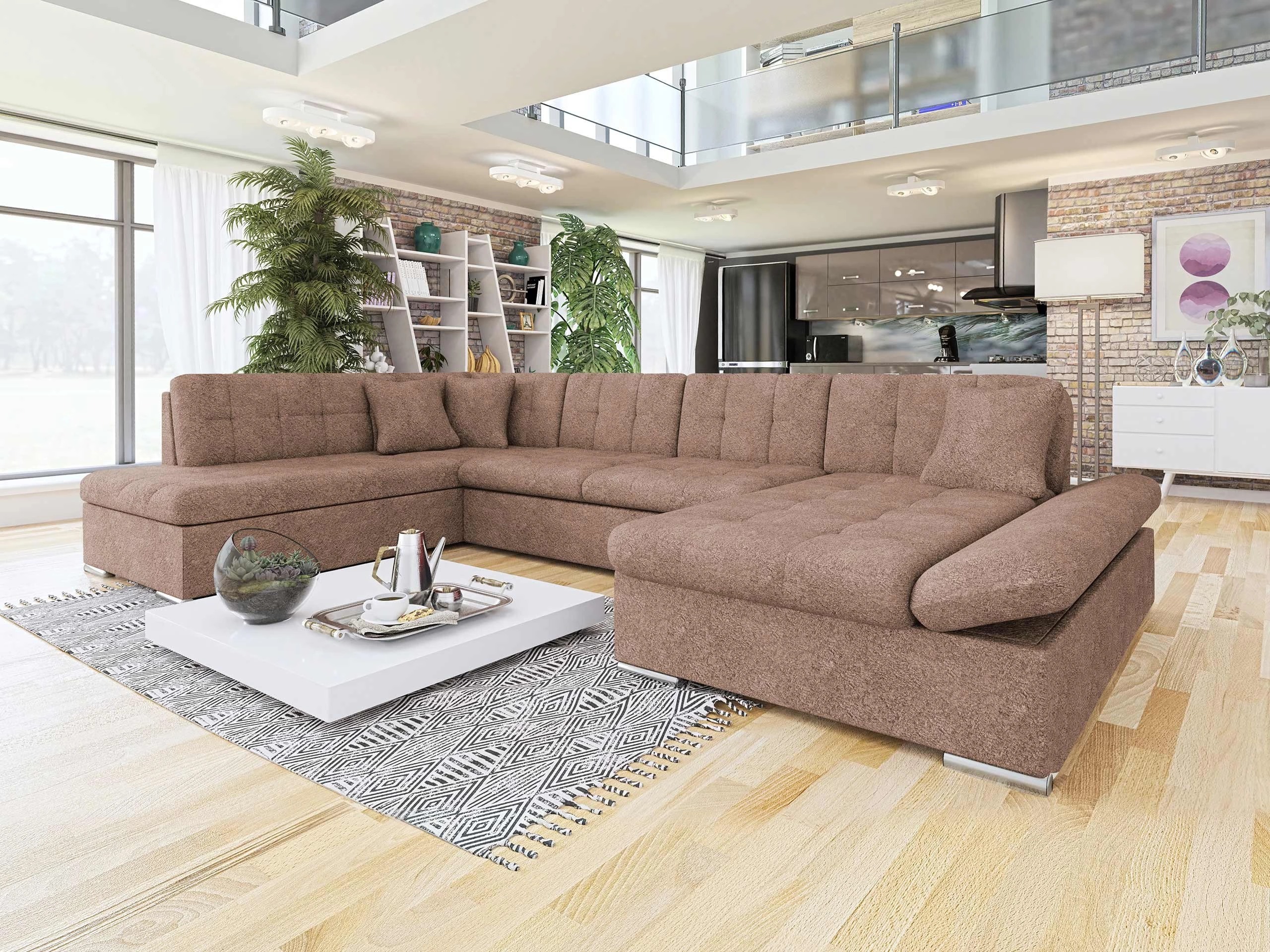 Hjørnesofa Comfivo Tilia I (Coral 45)