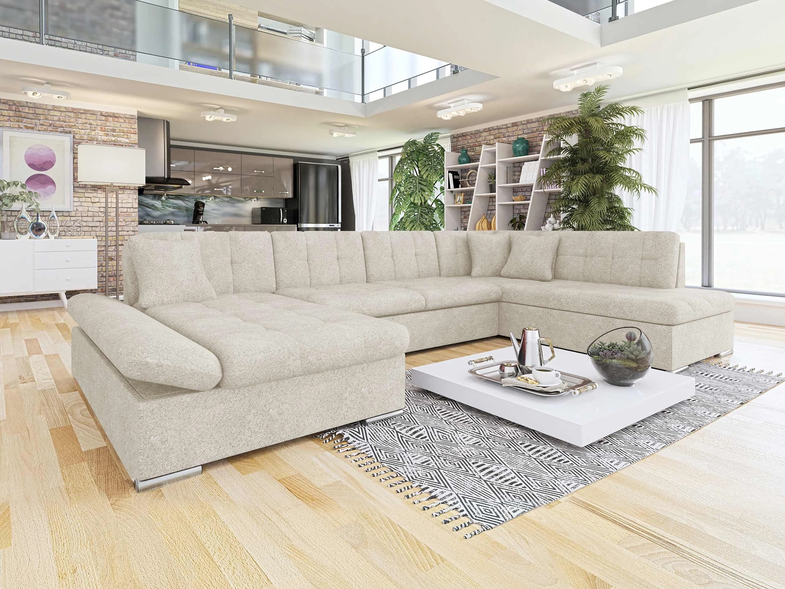 Hjørnesofa Comfivo Tilia I (Coral 65)