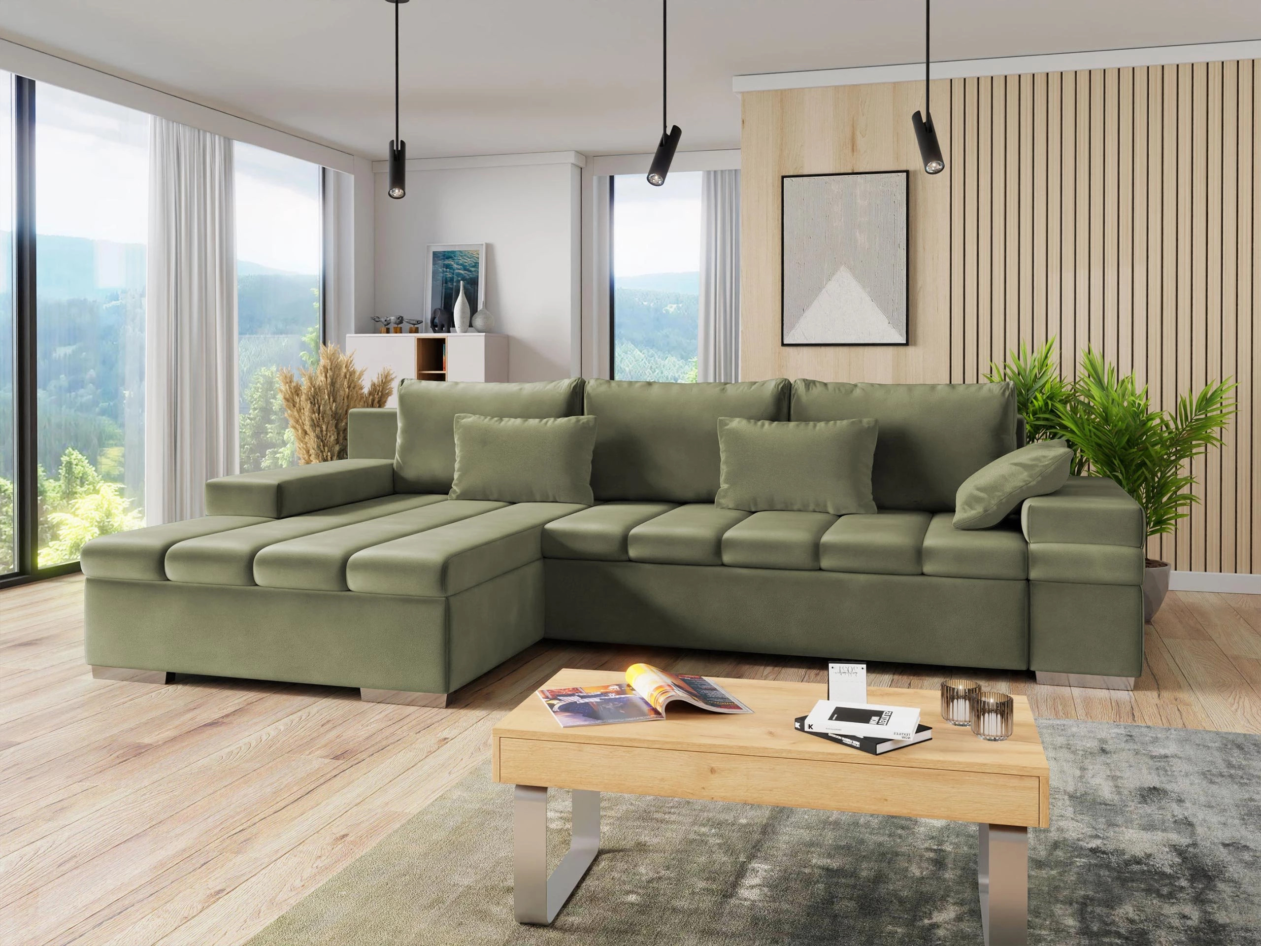 Hjørnesofa Comfivo Olivetum (Venstre)