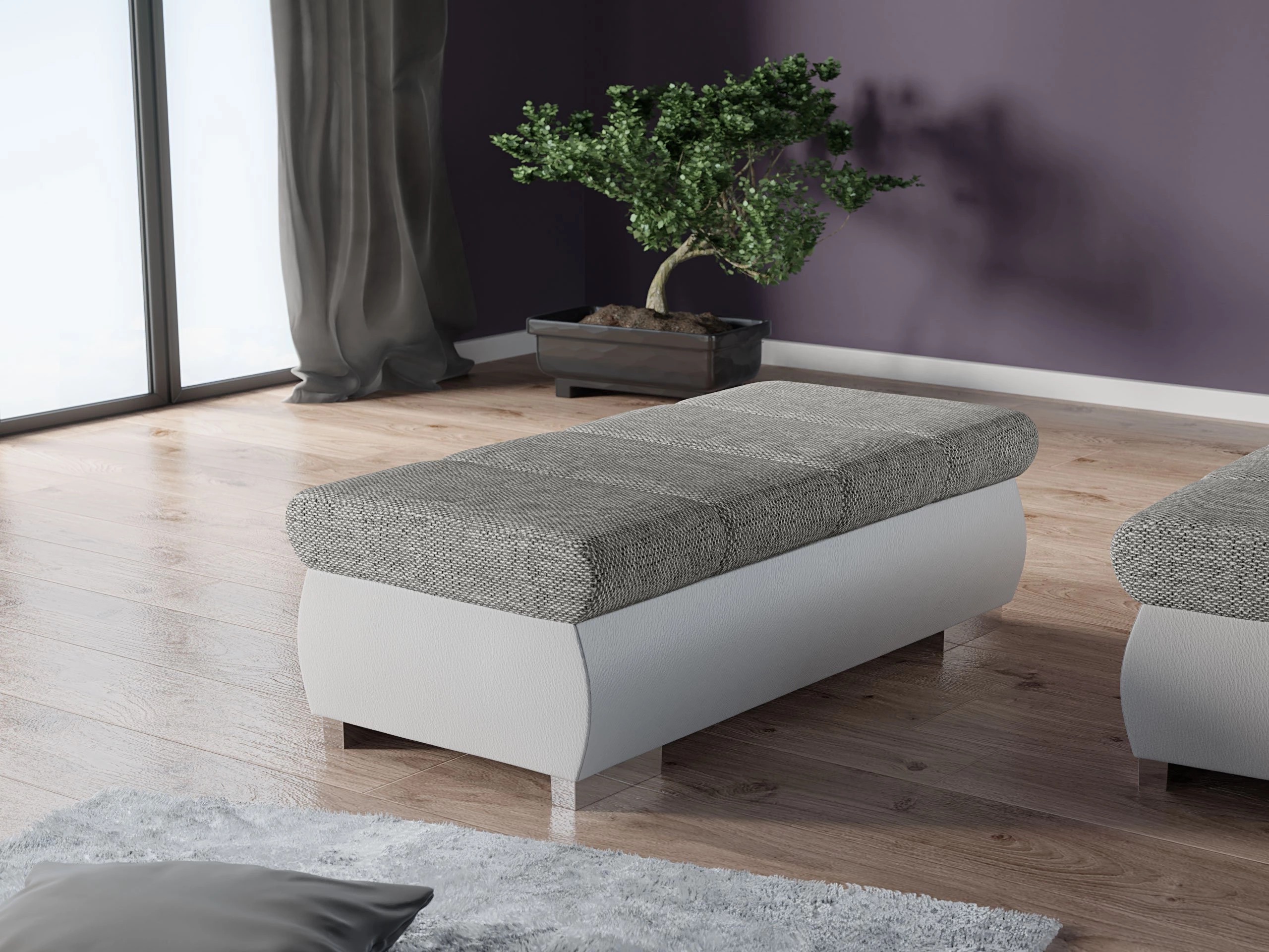 Polstret bænk Comfivo Olivetum I (Soft 017 + Lawa 05)