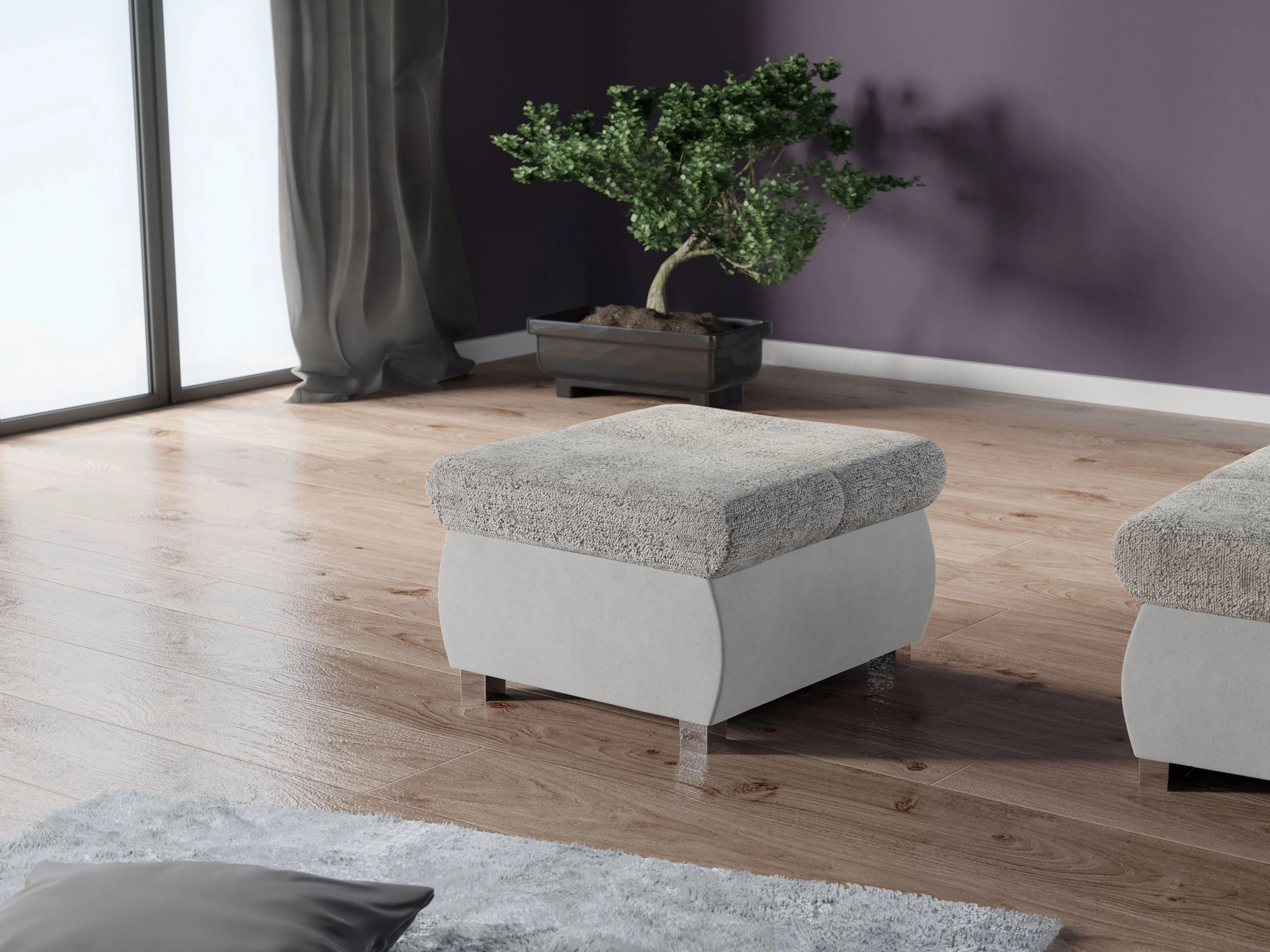 Puf Comfivo Olivetum (Venus Velvet 2921 + Miu 2059)