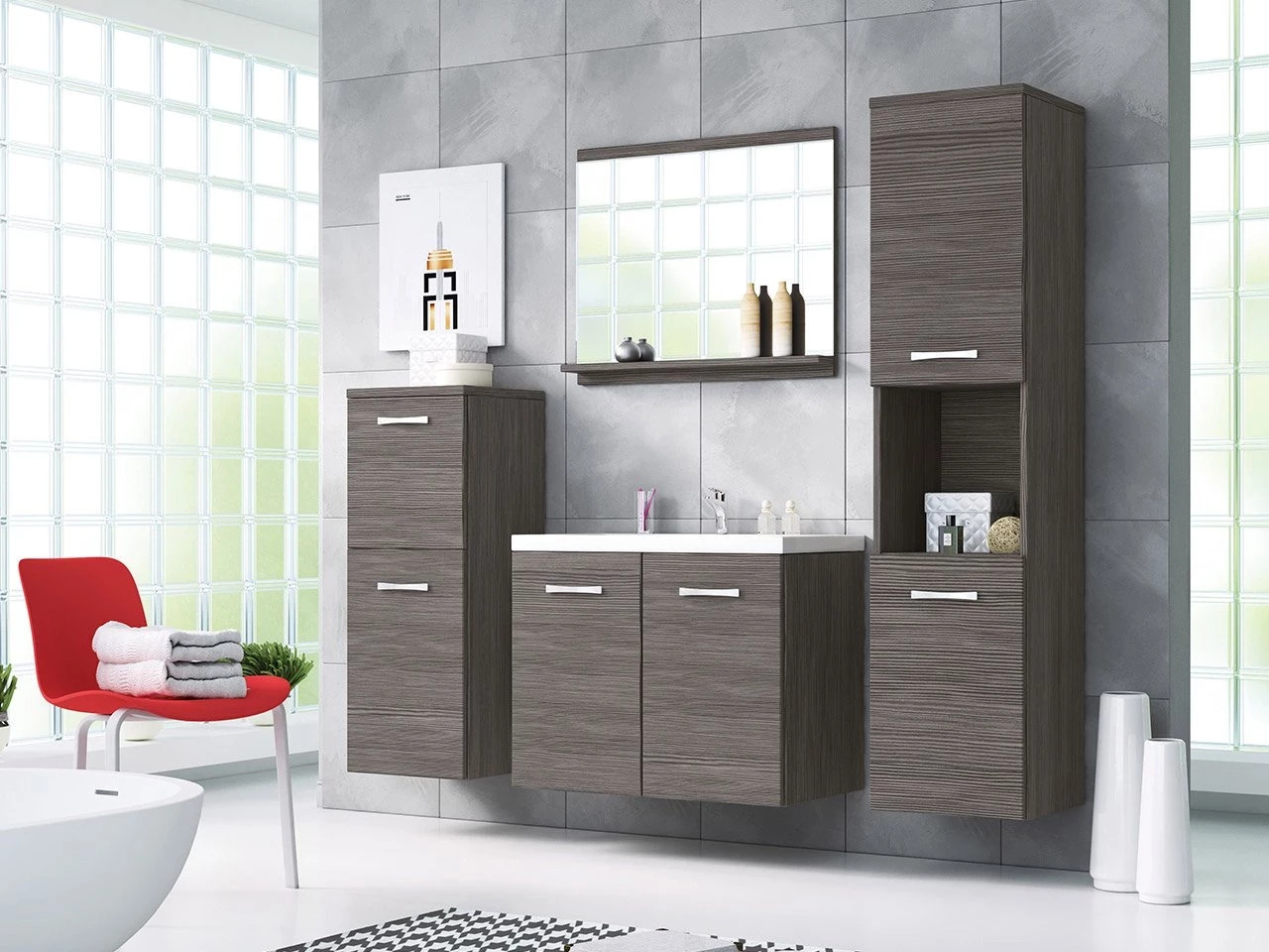 Badeværelsessæt Sarasota 108 (Bodega)