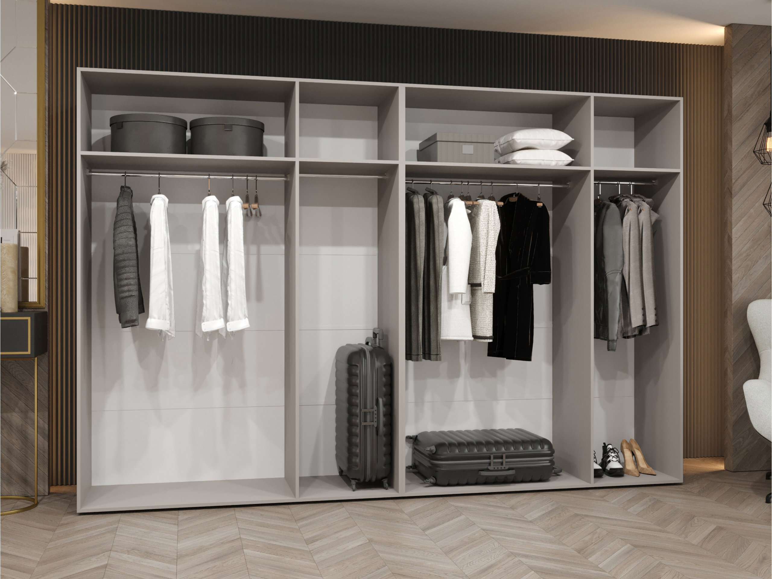 Garderobeskab Hartford 627 (Hvid)