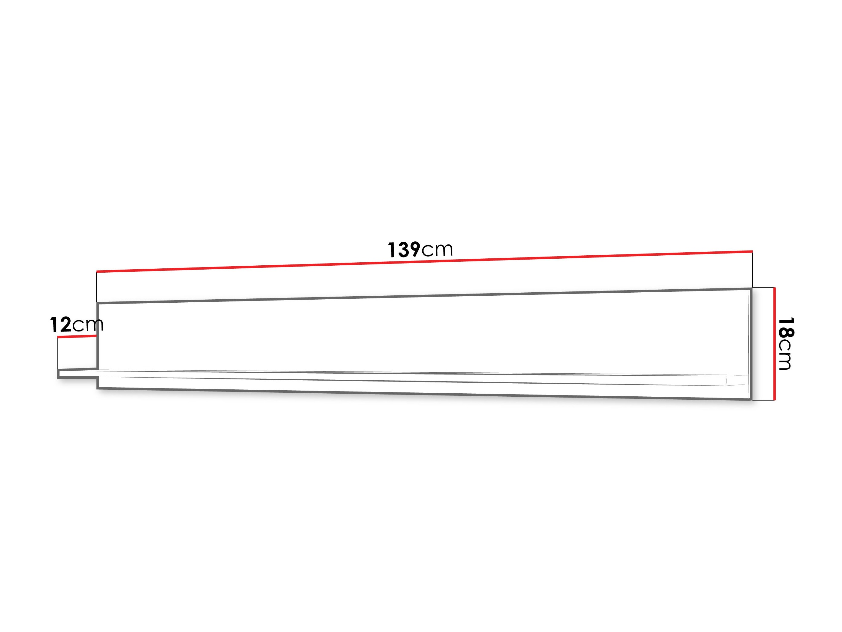 Vægreol Mirfivo 105 (Hvid)