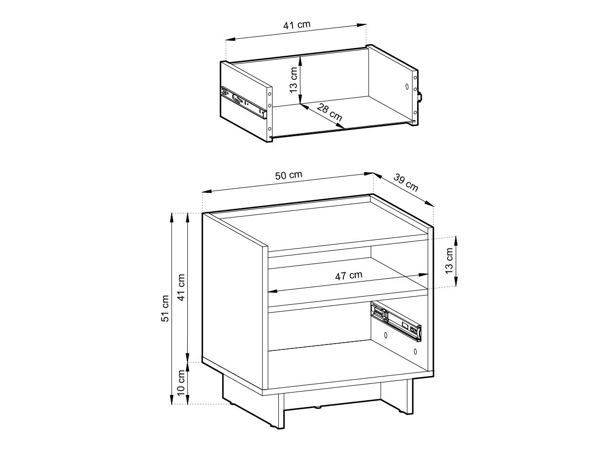 Sengebord Romsona 106
