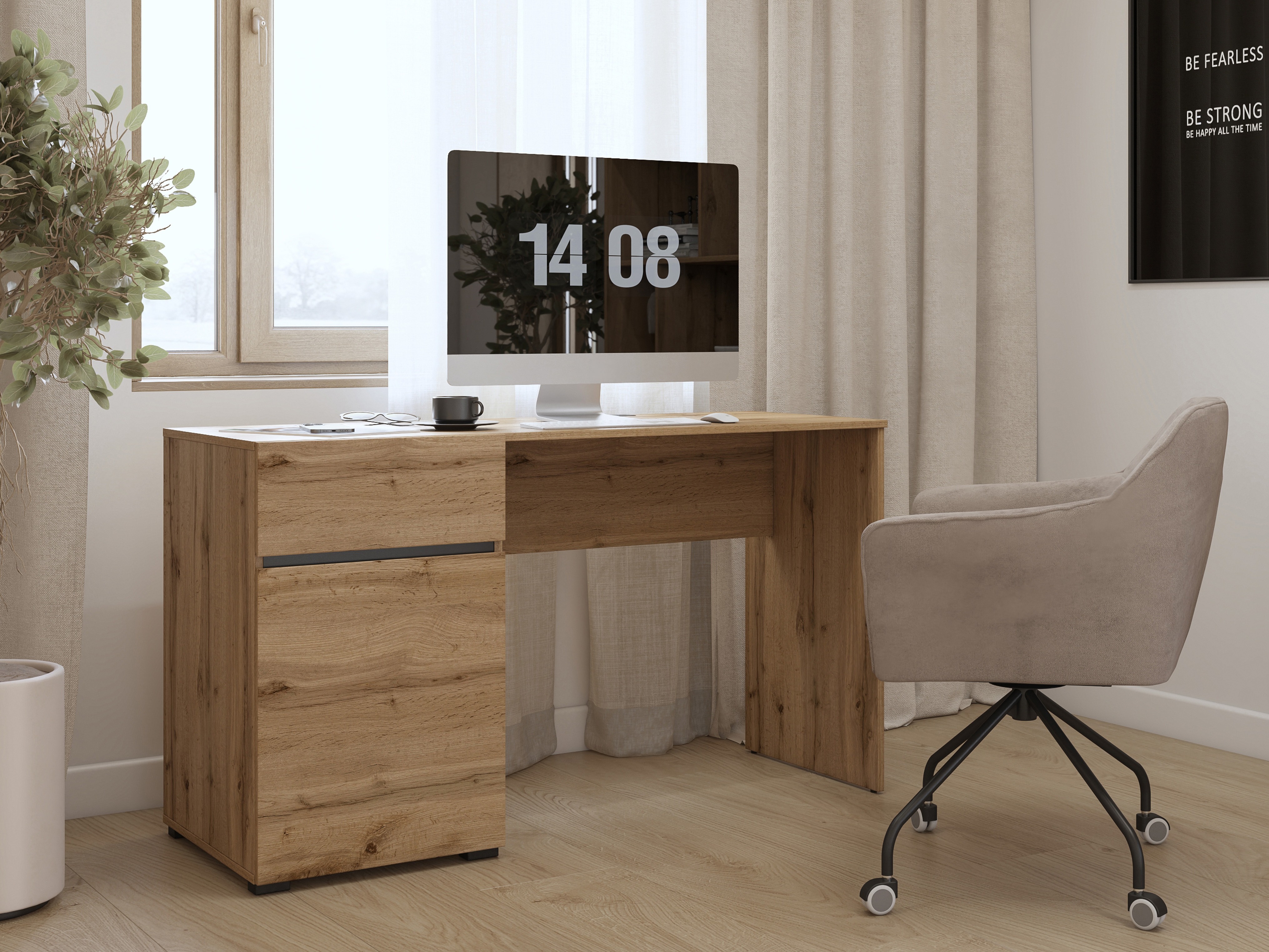 Skrivebord Alfere 125 (Wotan eg)