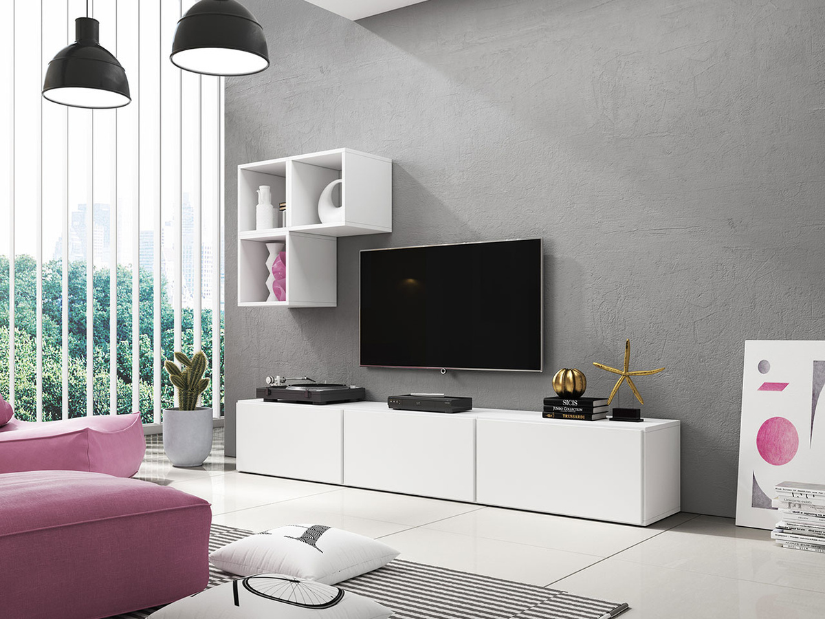 TV-bord Corbele 102 (Hvid)