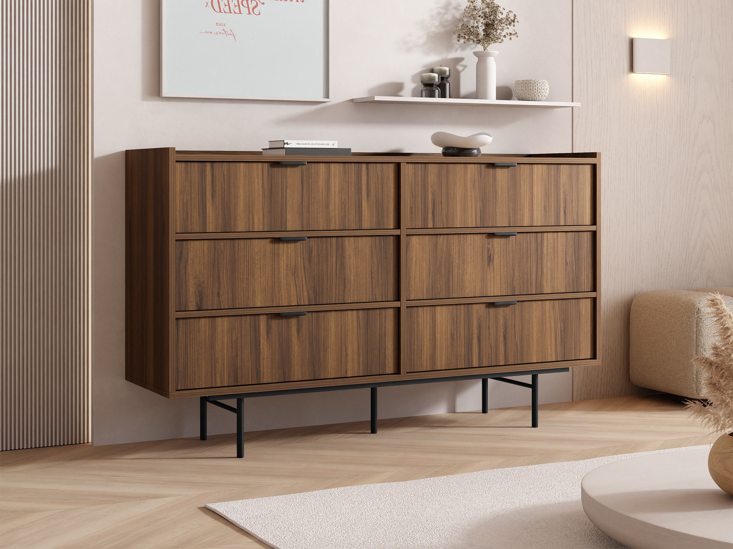 Kommode Studos II (Valnød)