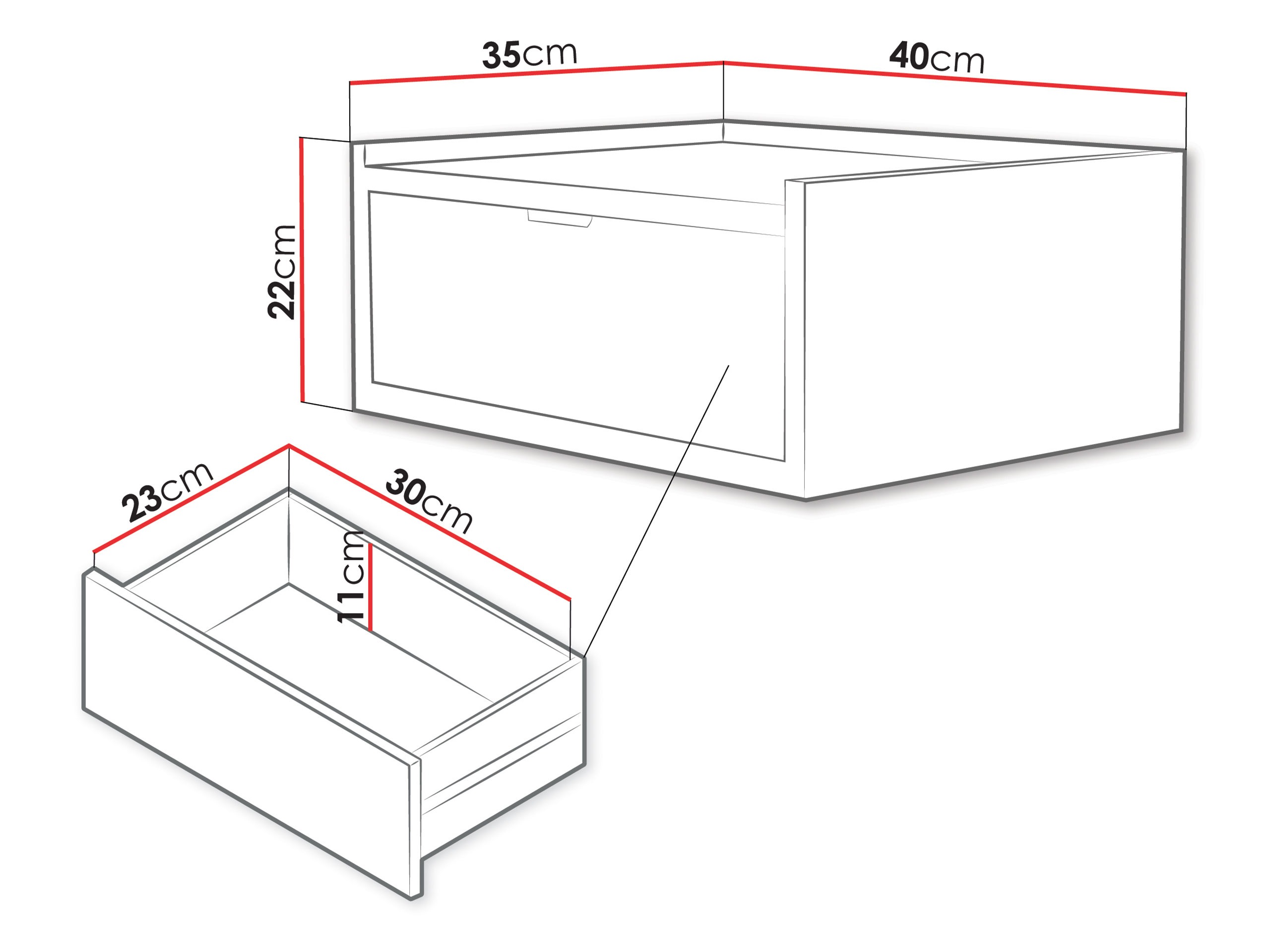 Sengebord Studos I (Egetræ)