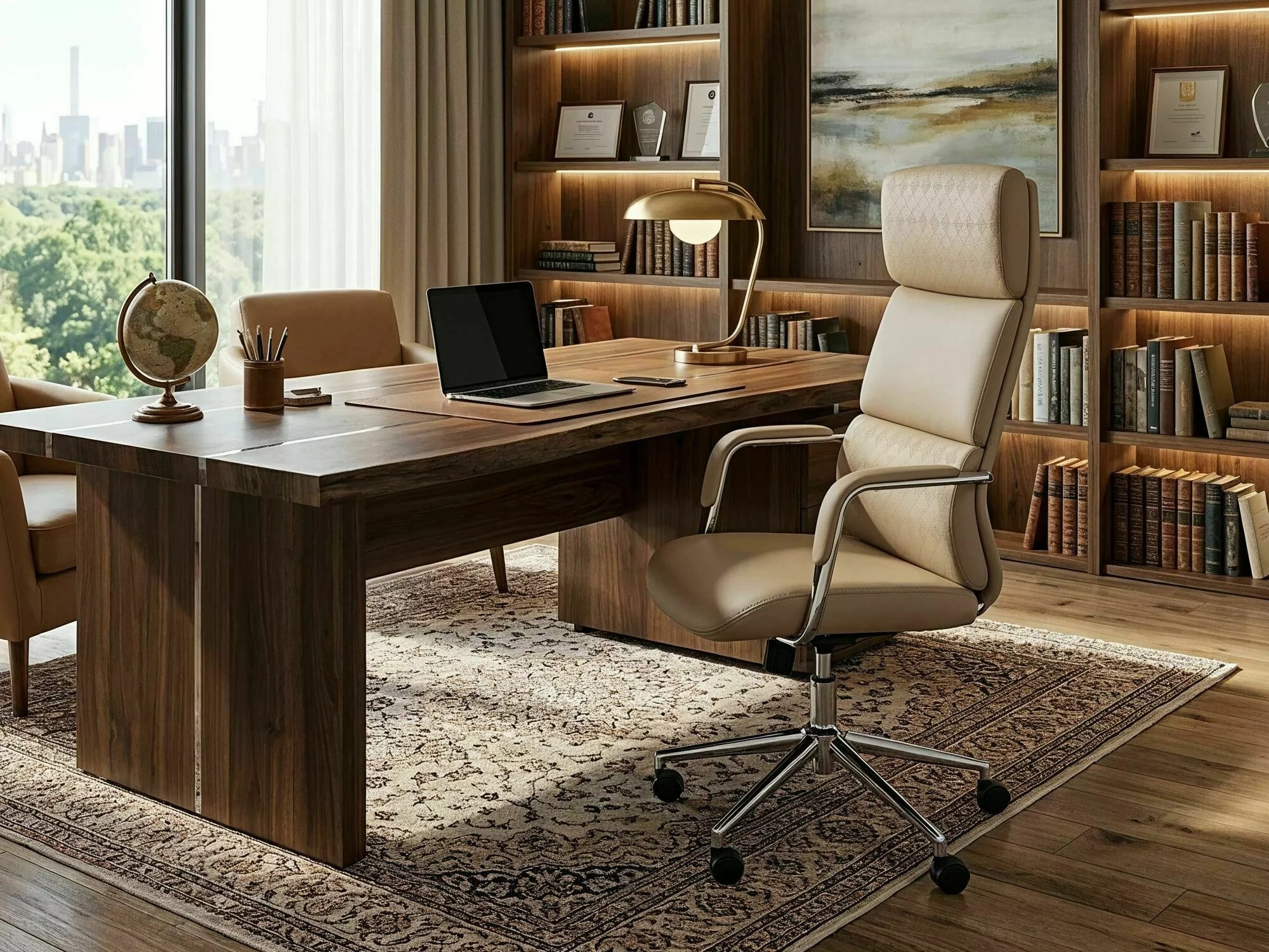 Kontorstol Detroit 950 (Beige)