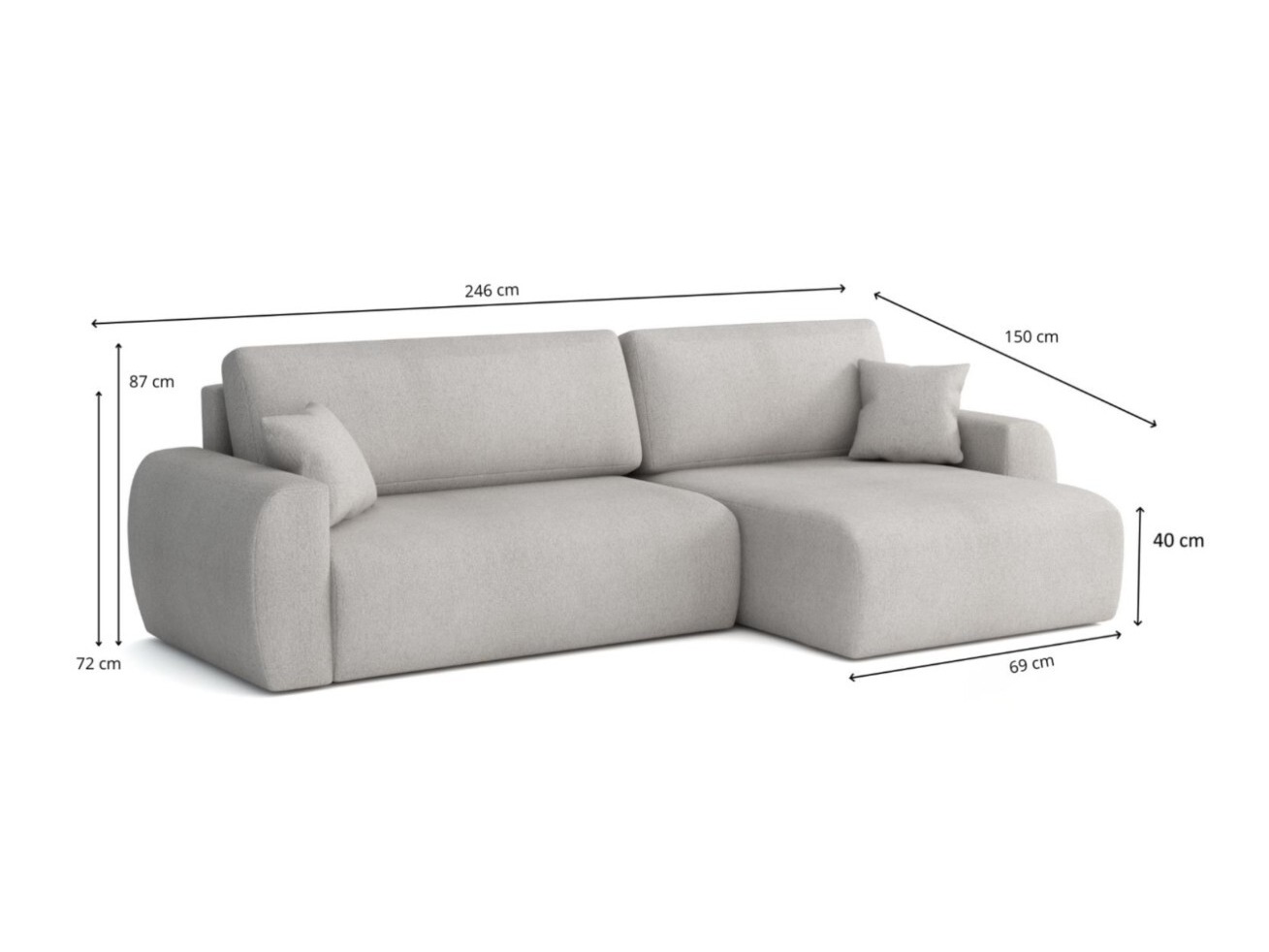 Hjørnesofa Calexico 102