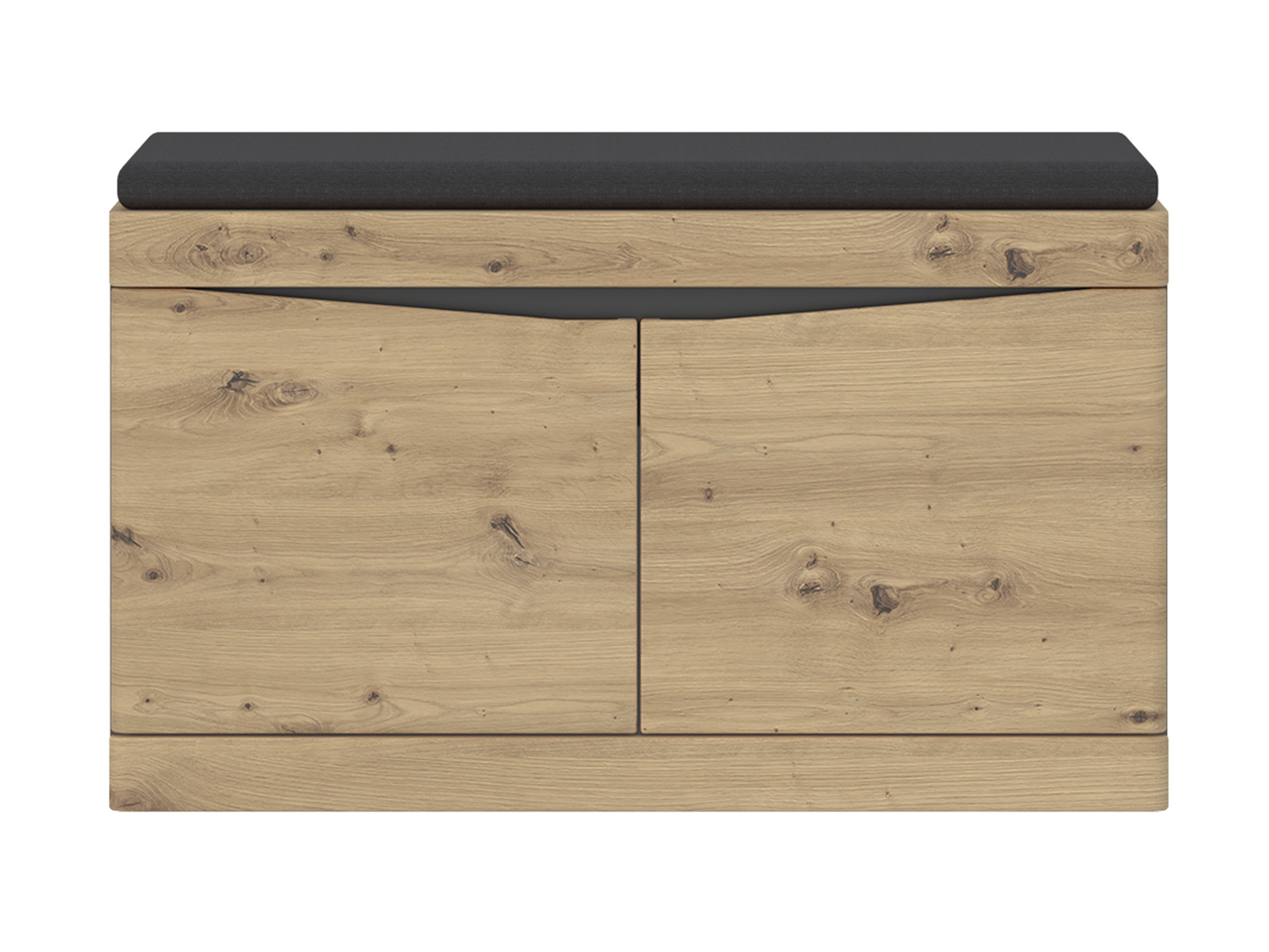 Skoskab Ontario 146 (Artisan eg + Antracit)