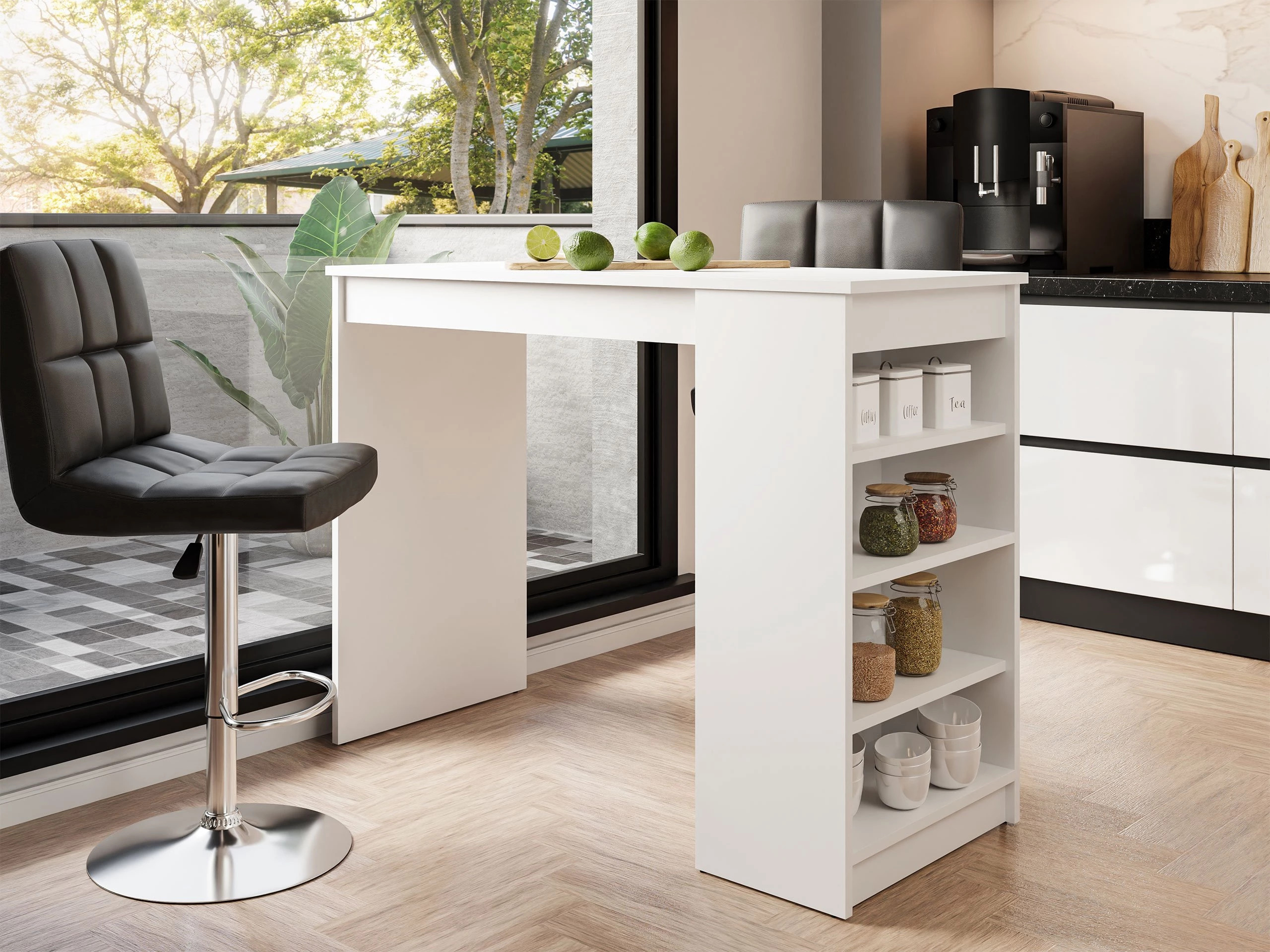 Barbord Comfivo Cedrus (Hvid)