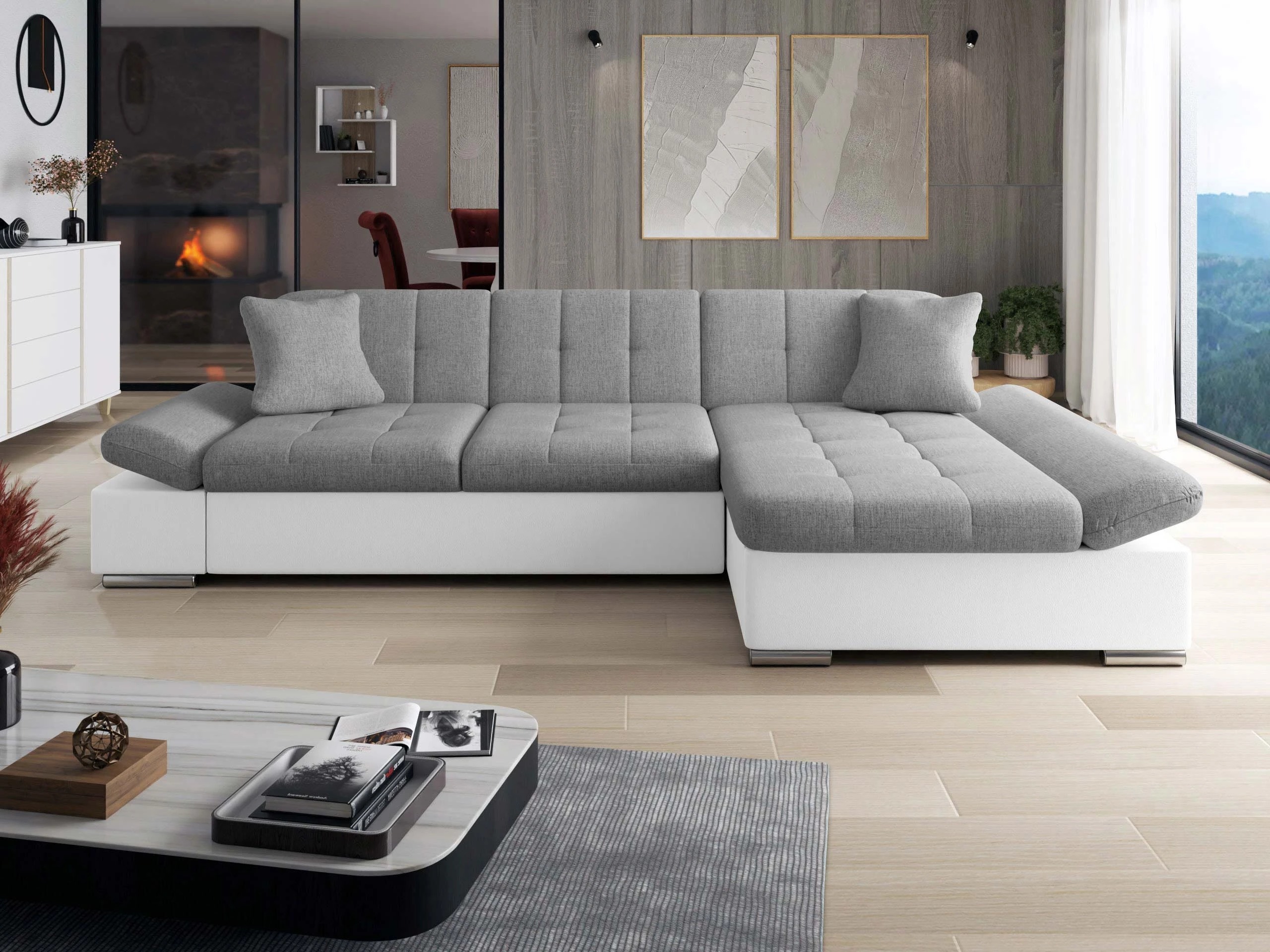 Hjørnesofa Comfivo Sanitas I (Soft 017 + Soul 17)