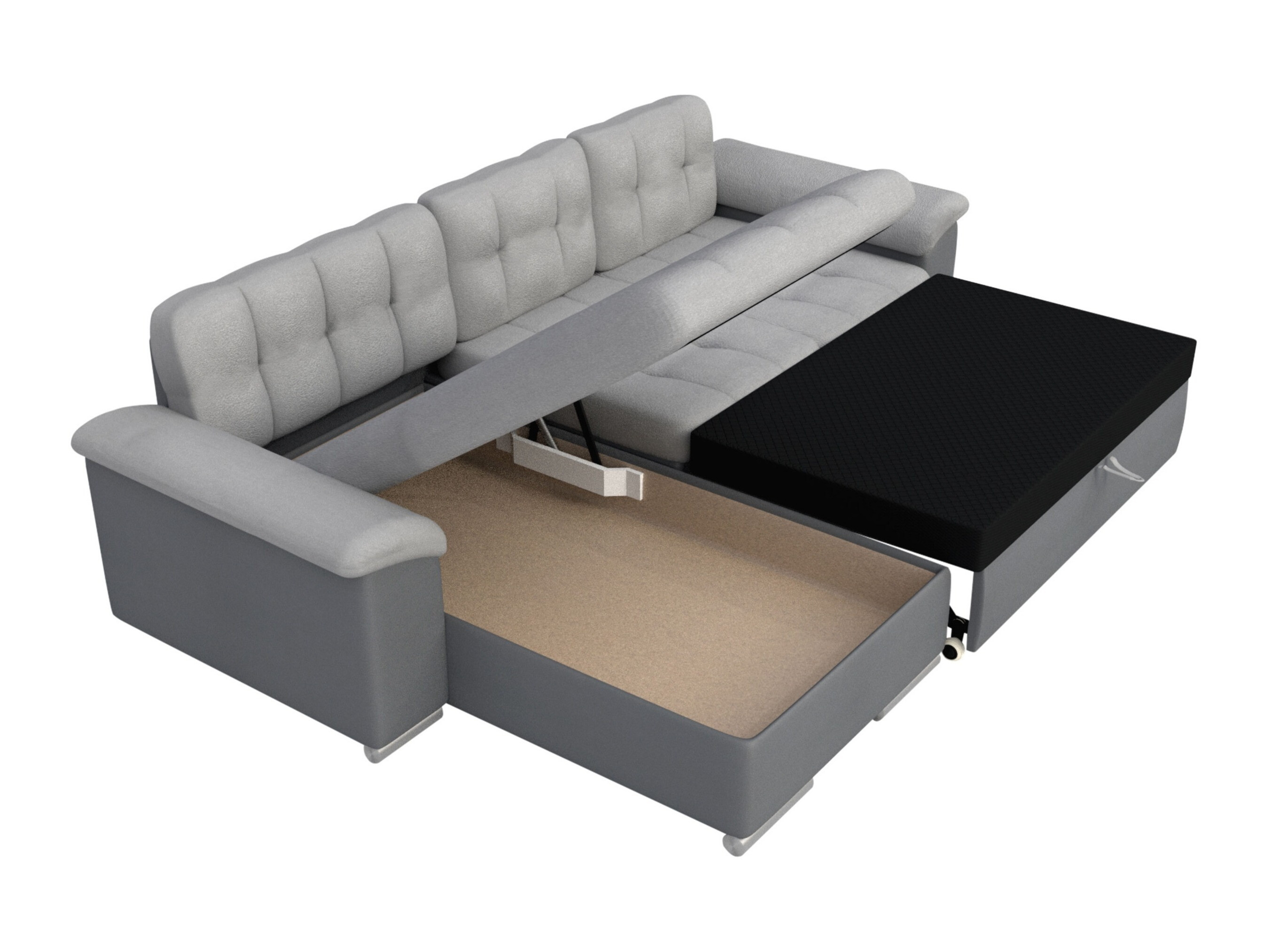Hjørnesofa Comfivo Mica (Magic Velvet 2250 + Miu 2041)