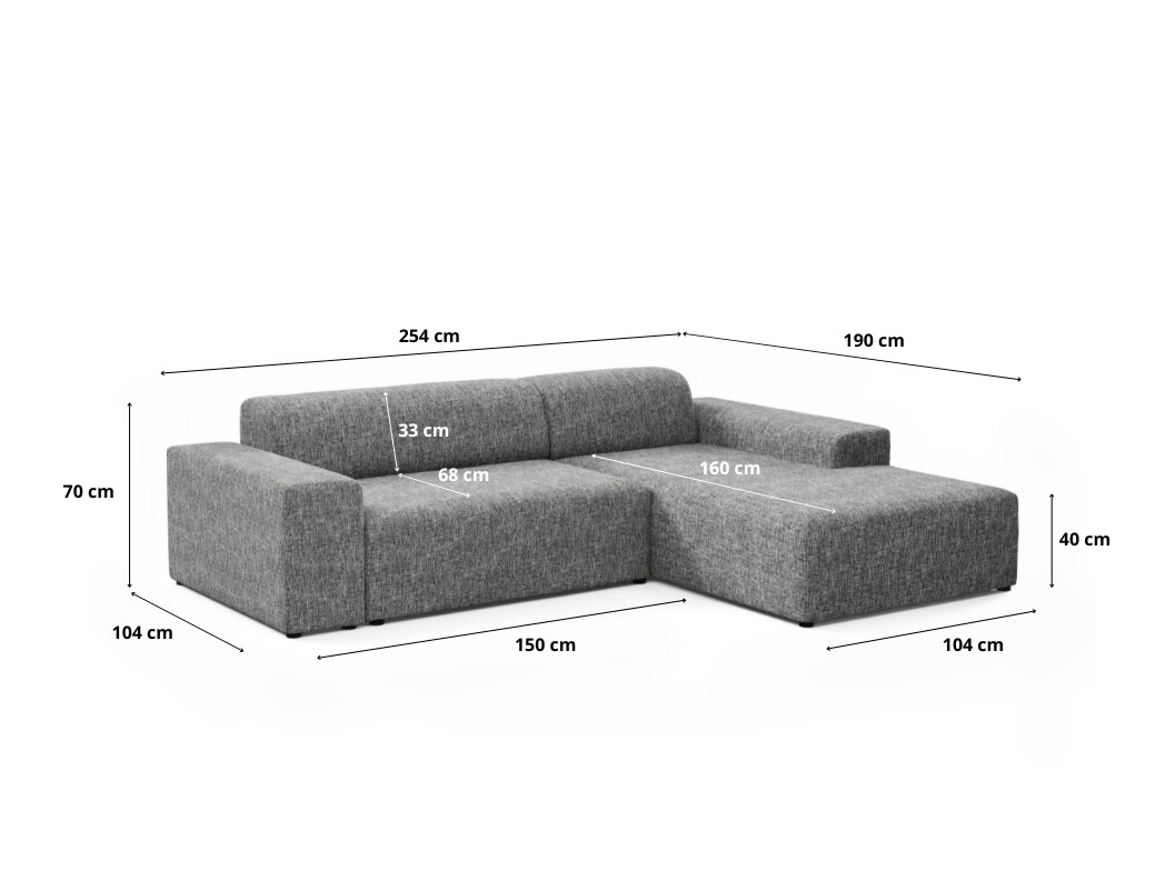 Modulhjørnesofa Lutivi 101 (Imo 10)