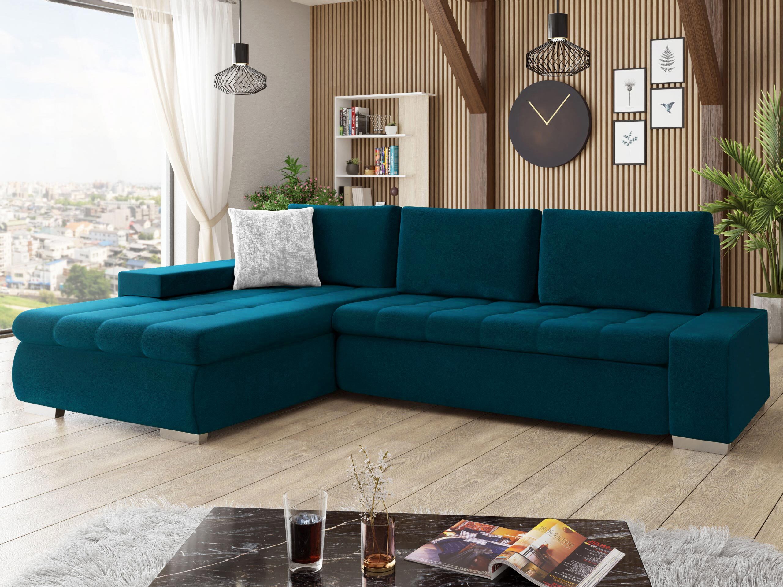 Hjørnesofa Comfivo Nitor II (Venus Velvet 2911 + Miu 2059)