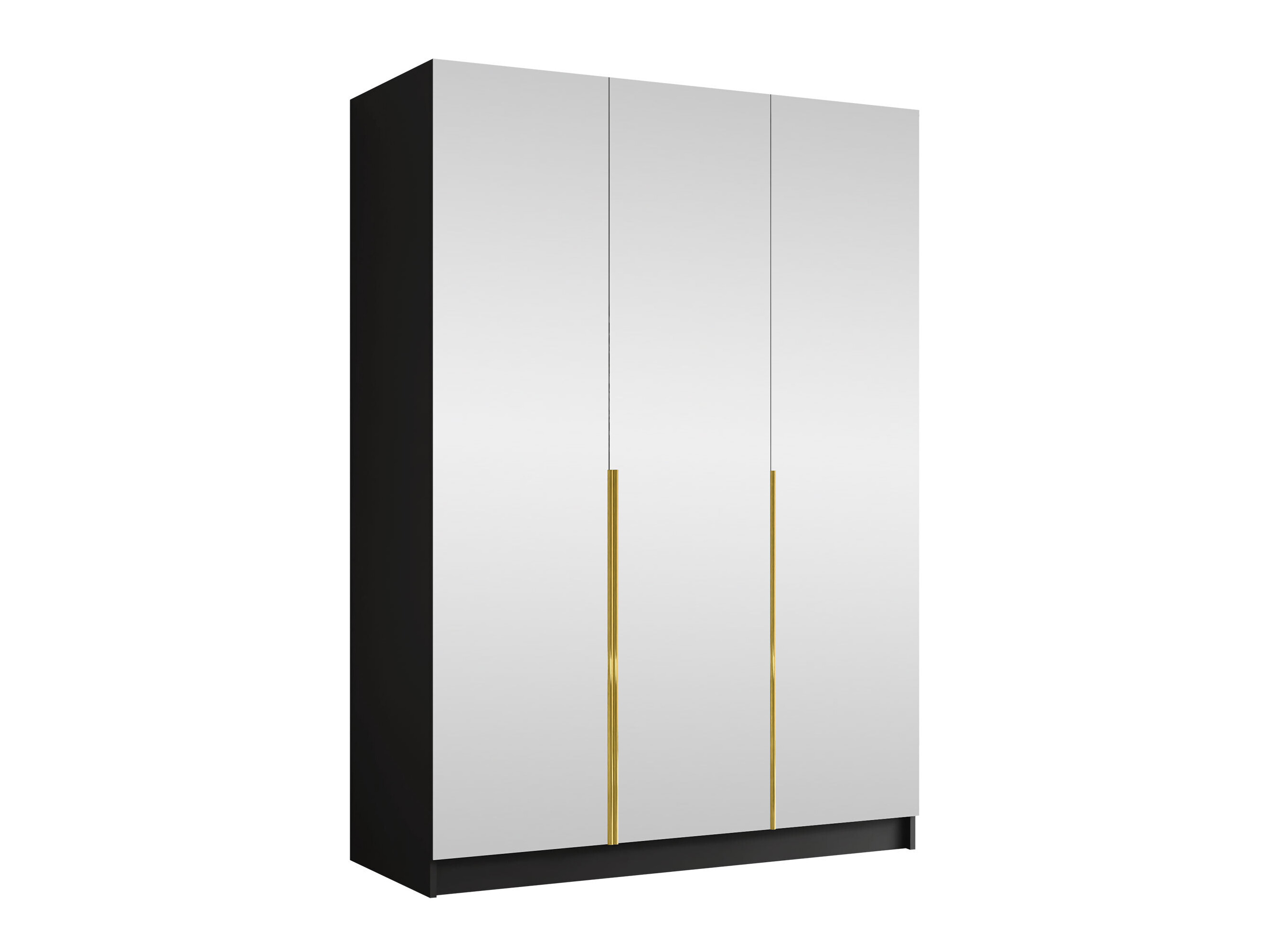 Garderobeskab Closico Decoron III (Sort)