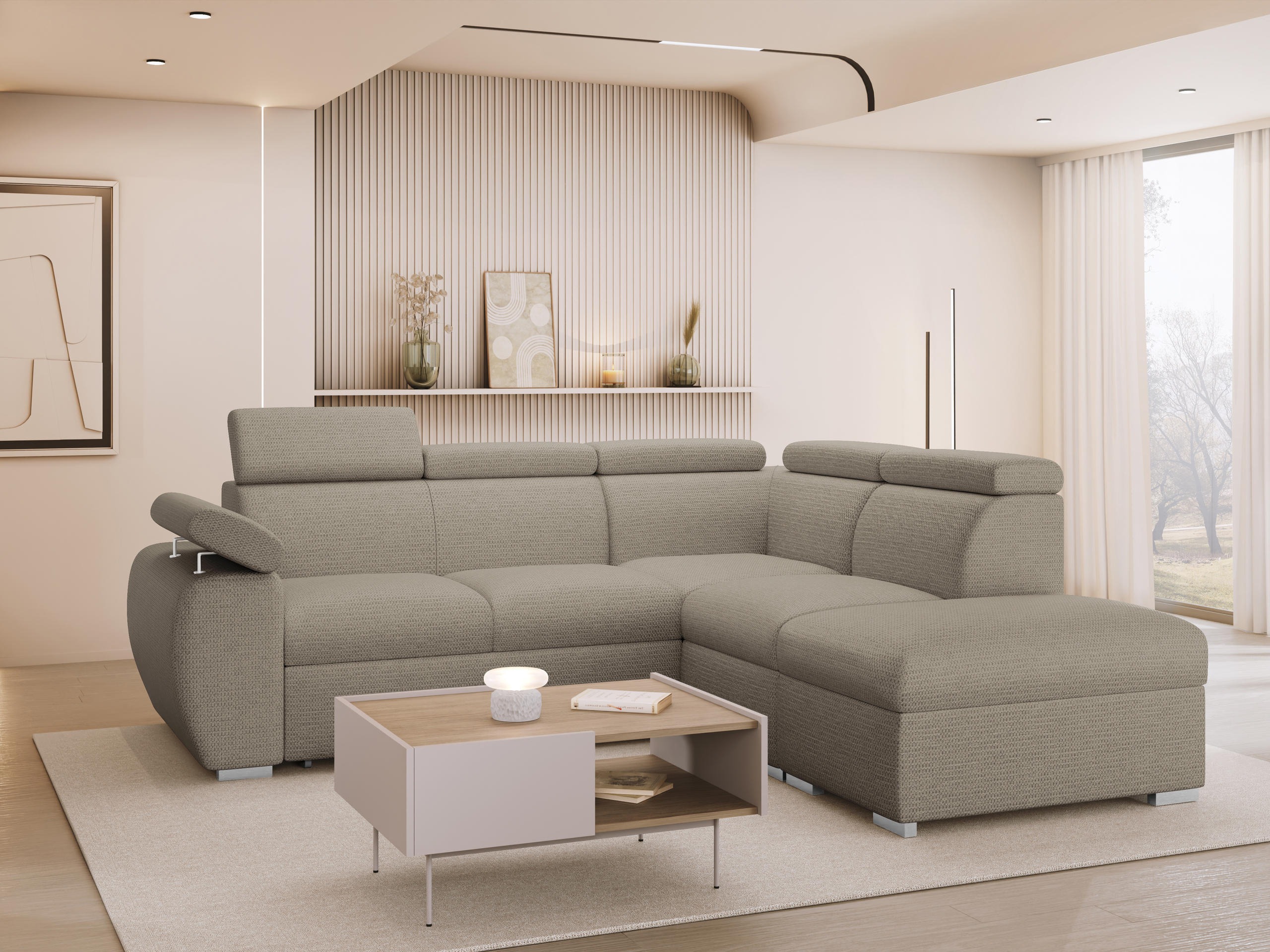 Hjørnesofa Columbus 228 (Aragon 20)