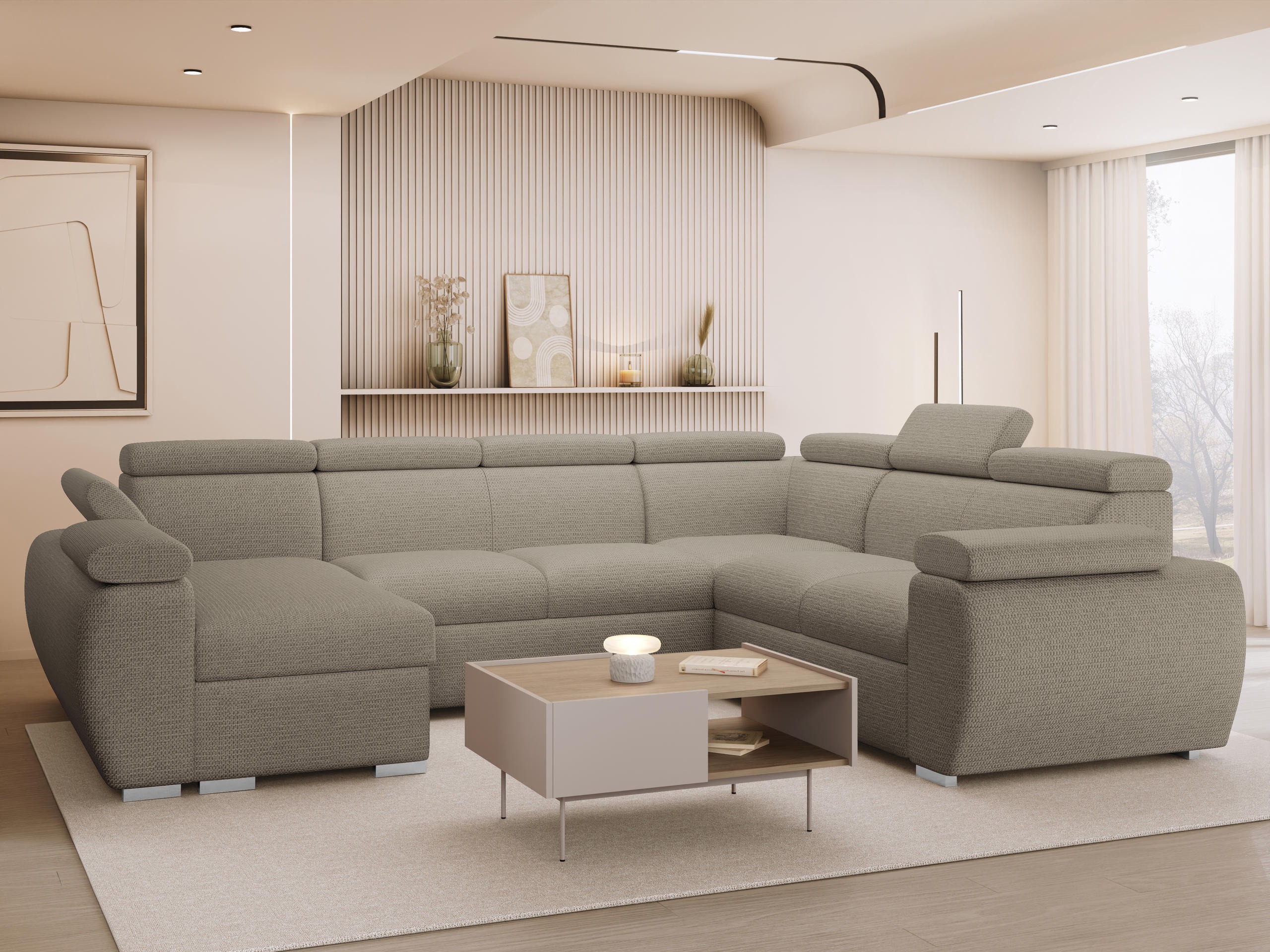 Hjørnesofa Columbus 214 (Aragon 20)
