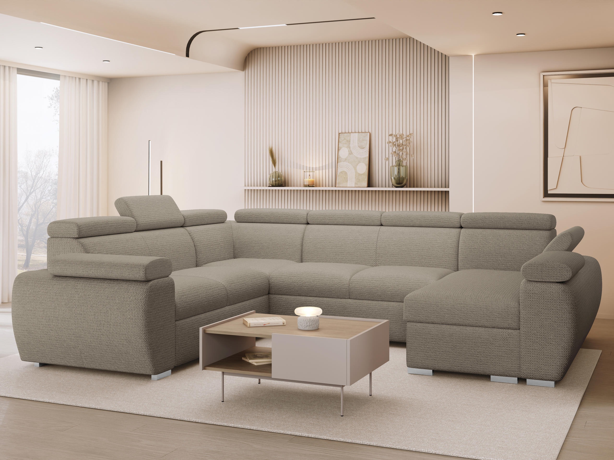 Hjørnesofa Columbus 214 (Aragon 20)