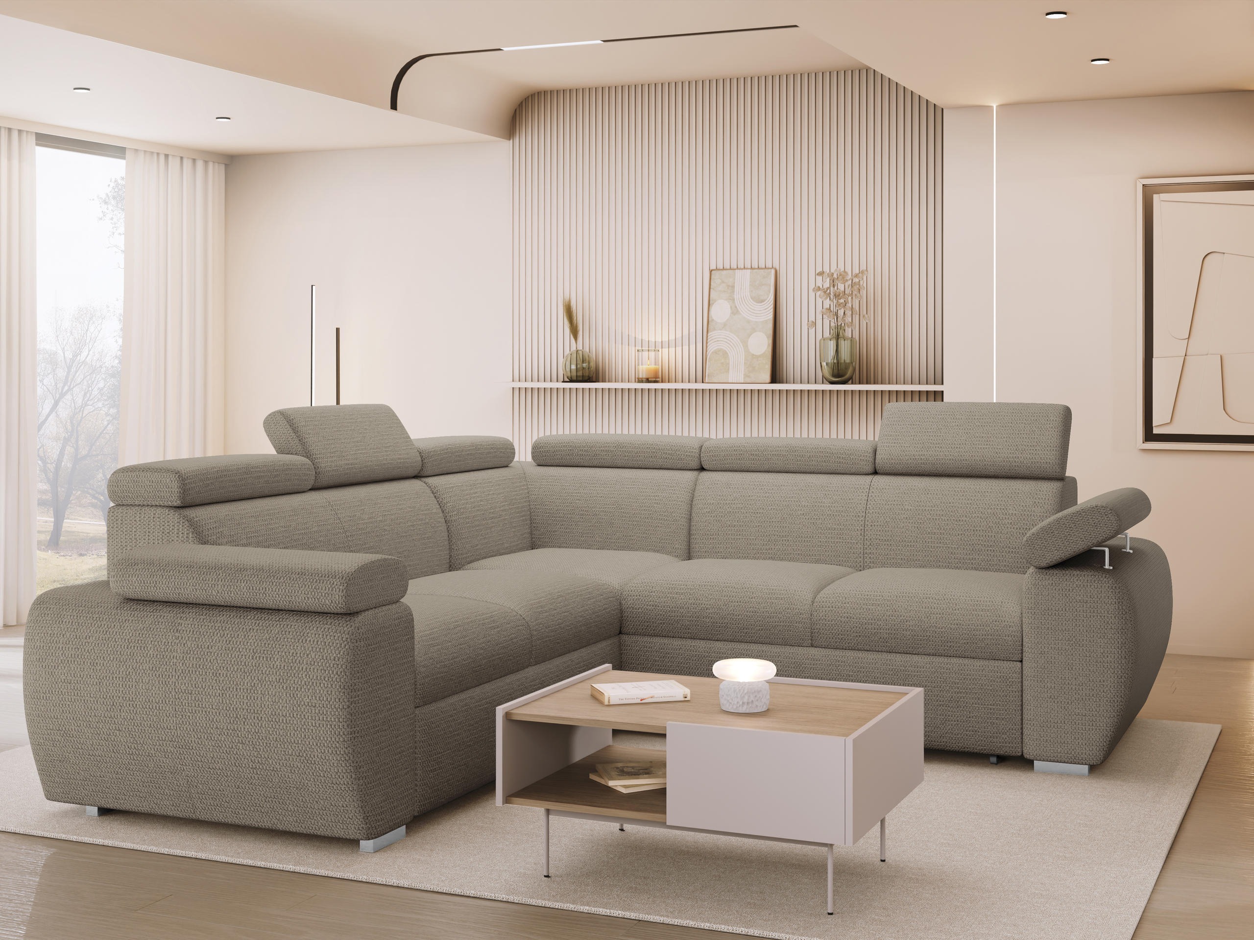 Hjørnesofa Columbus 215 (Aragon 20)