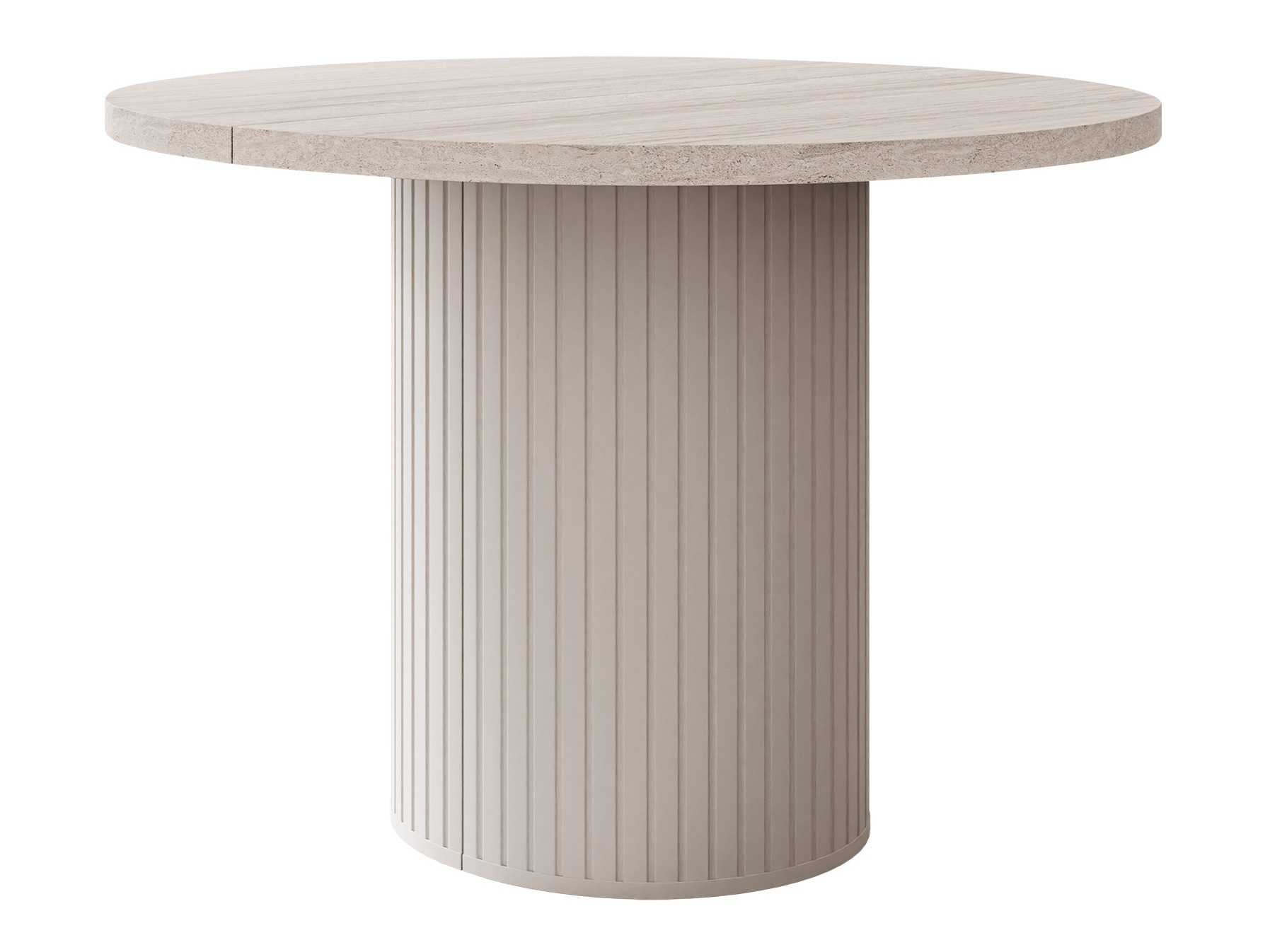 Bord Cupedo (Lys travertin + Beige)