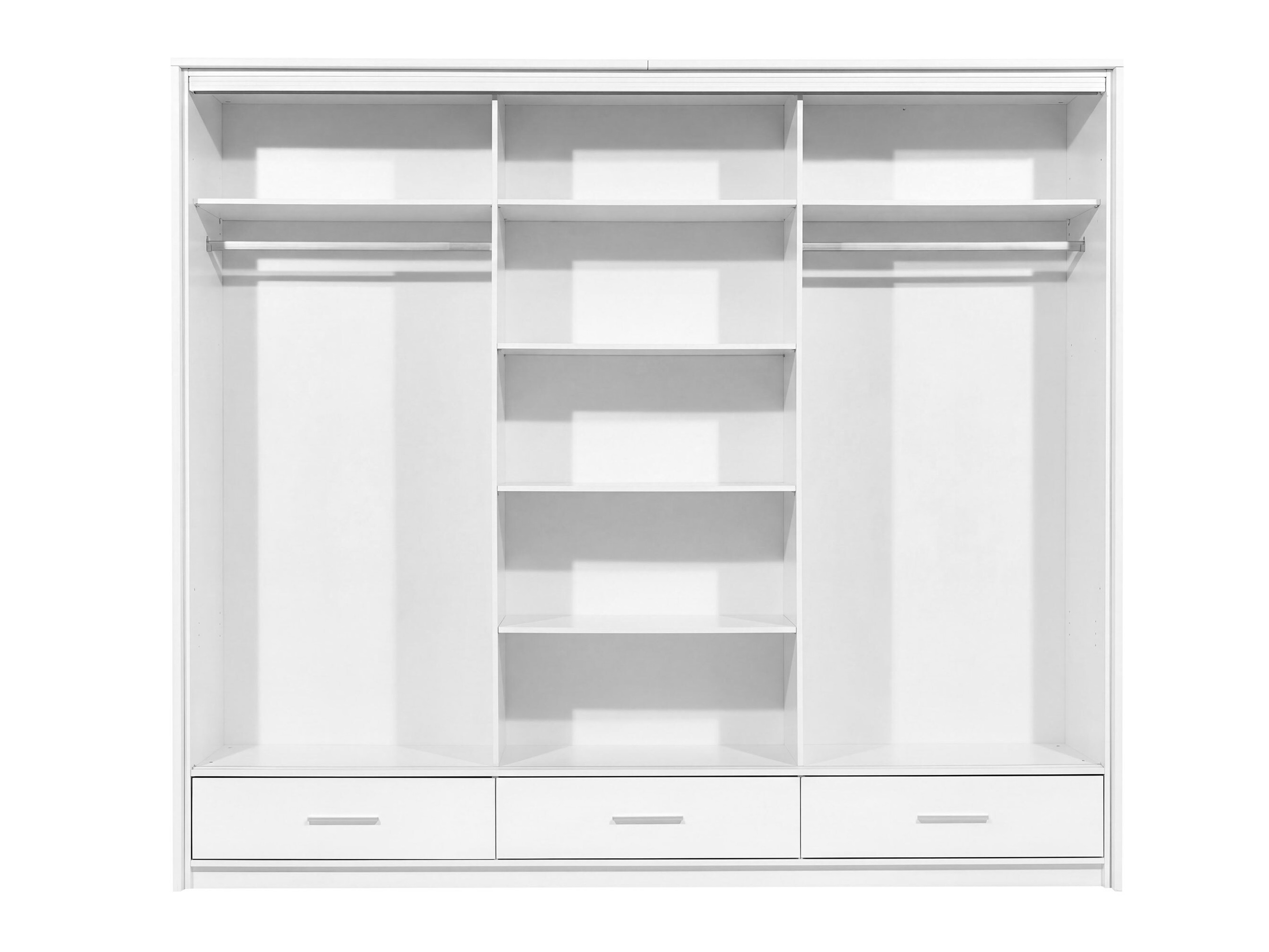 Garderobeskab Honolulu 203 (Sort + Blank sort)