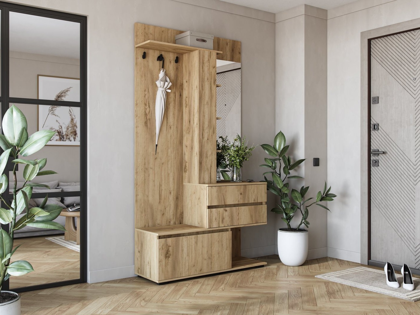 Entrésæt Houston 2123 (Gylden eg)