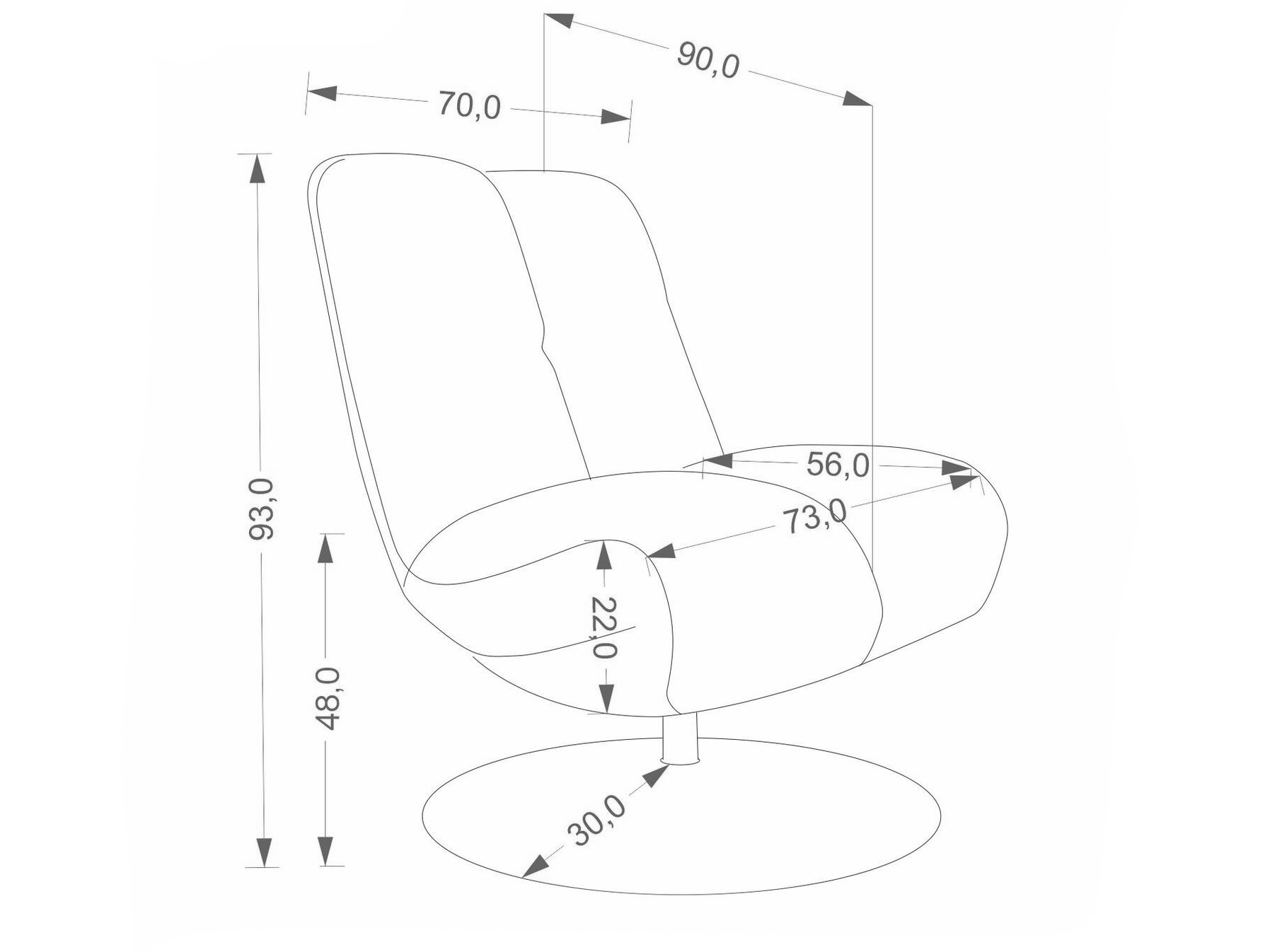 Lænestol Houston 2126 (Kanel)