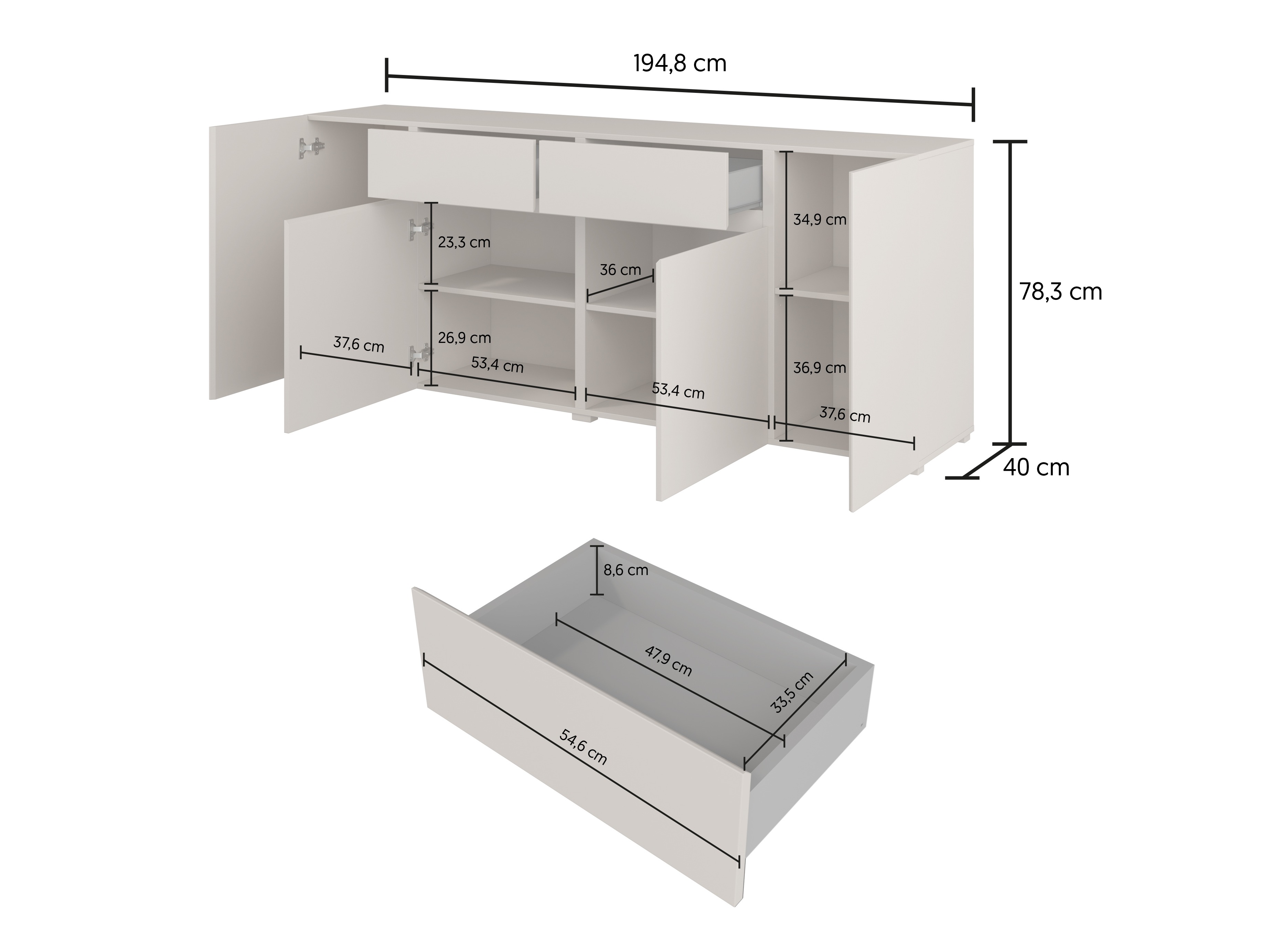 Kommode Elbleve 103 (Wotan eg)