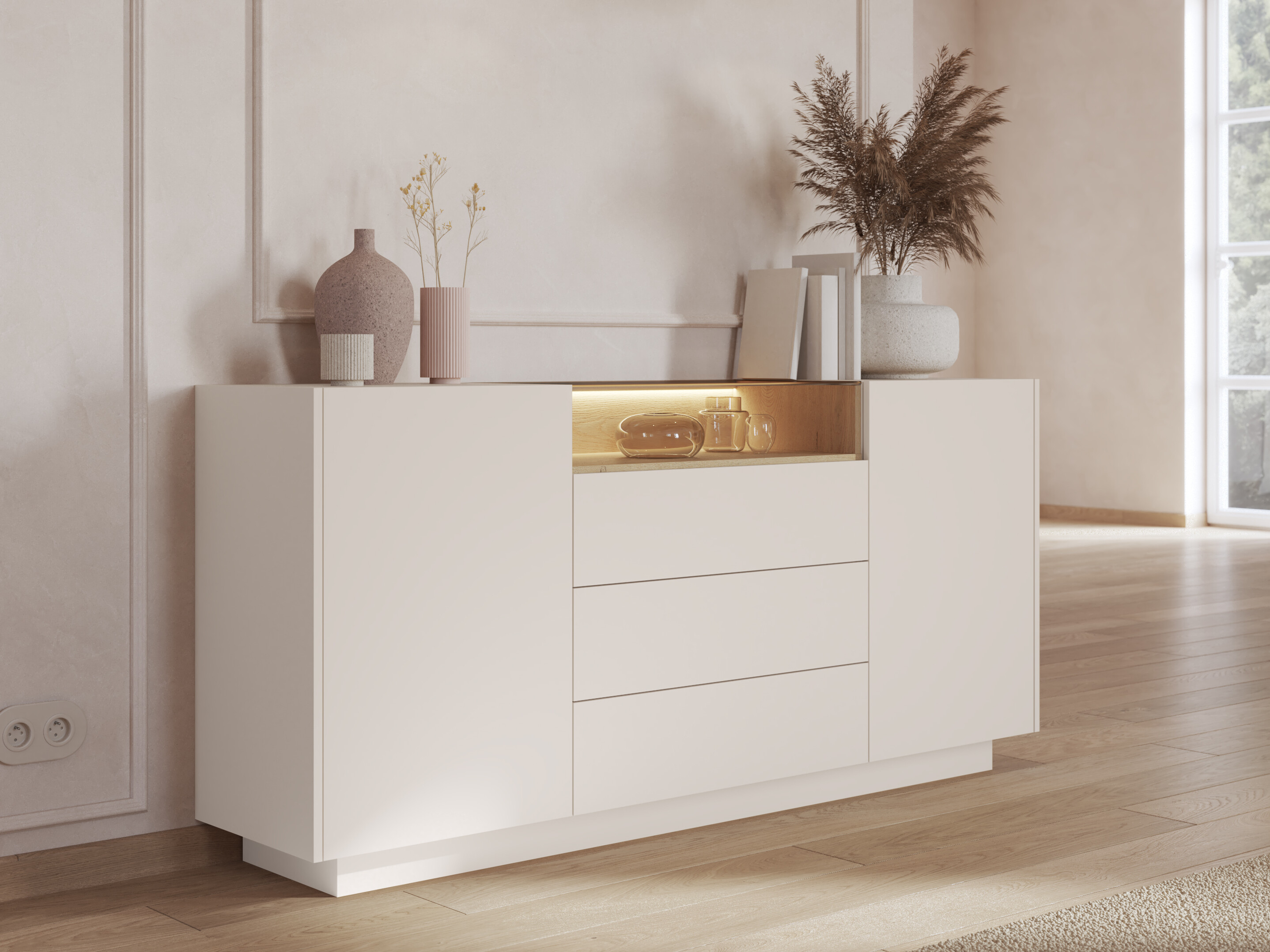 Kommode Salmeli 100 (Beige)