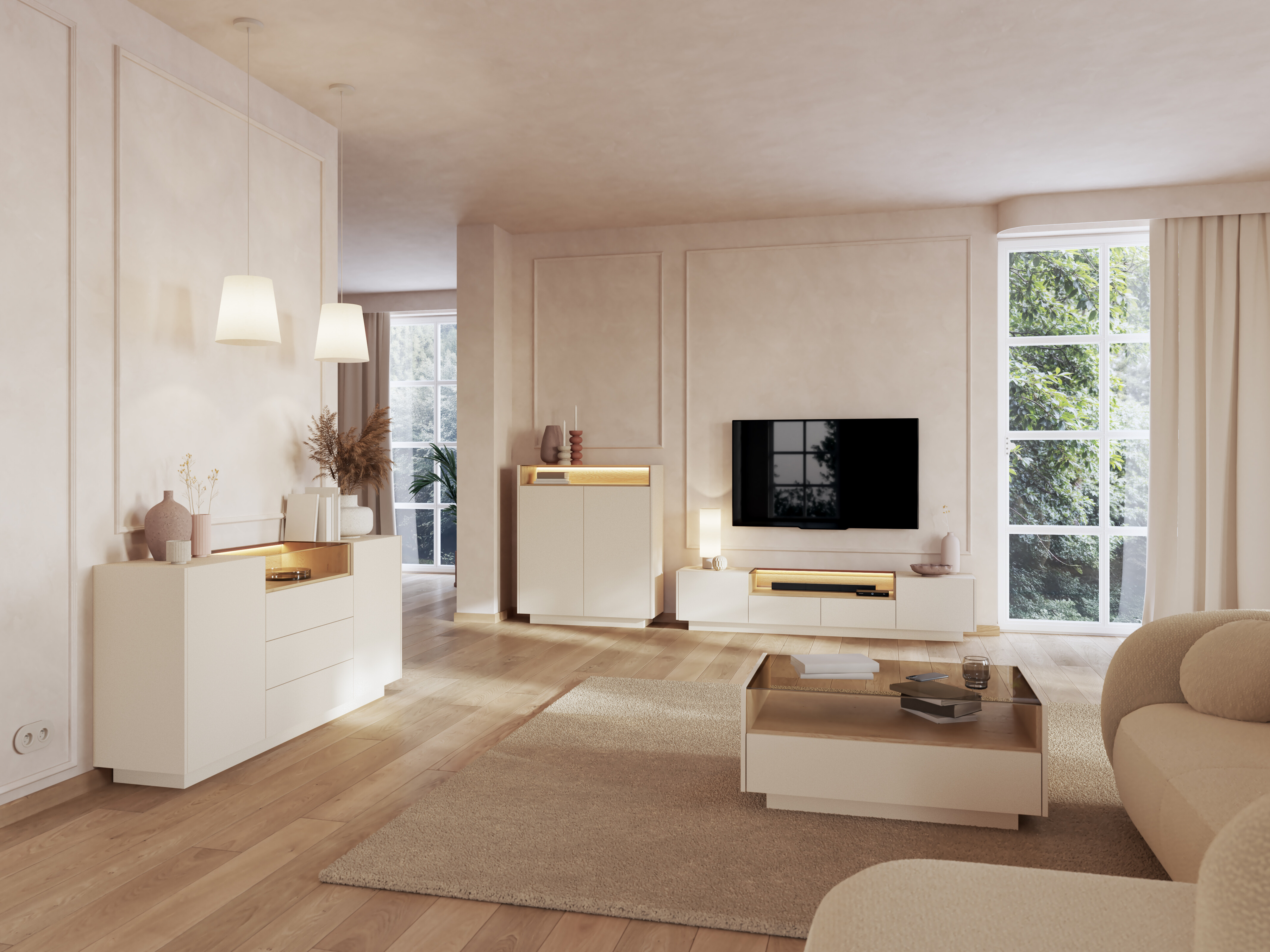 Kommode Salmeli 100 (Beige)