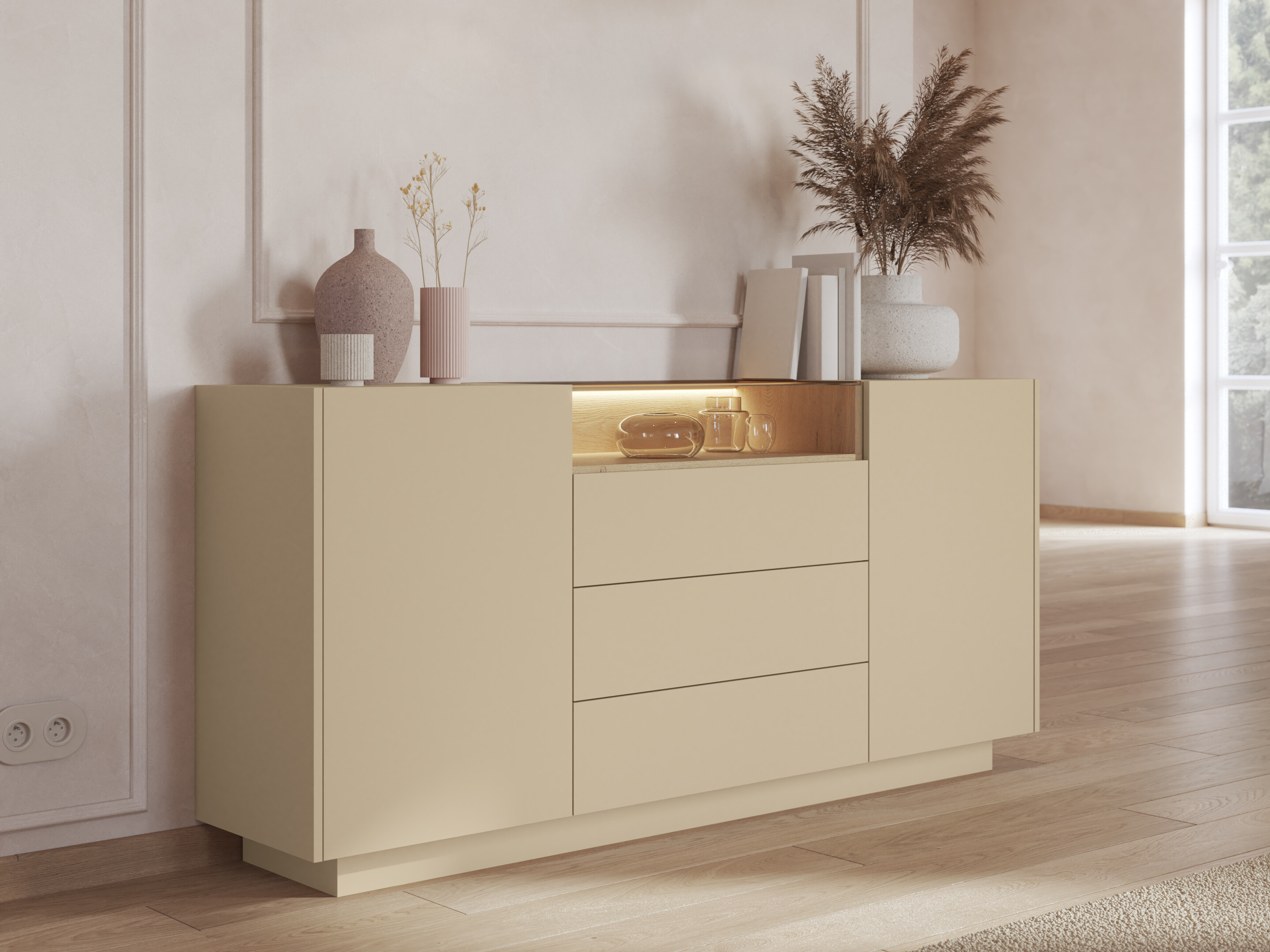 Kommode Salmeli 100 (Cappuccino)