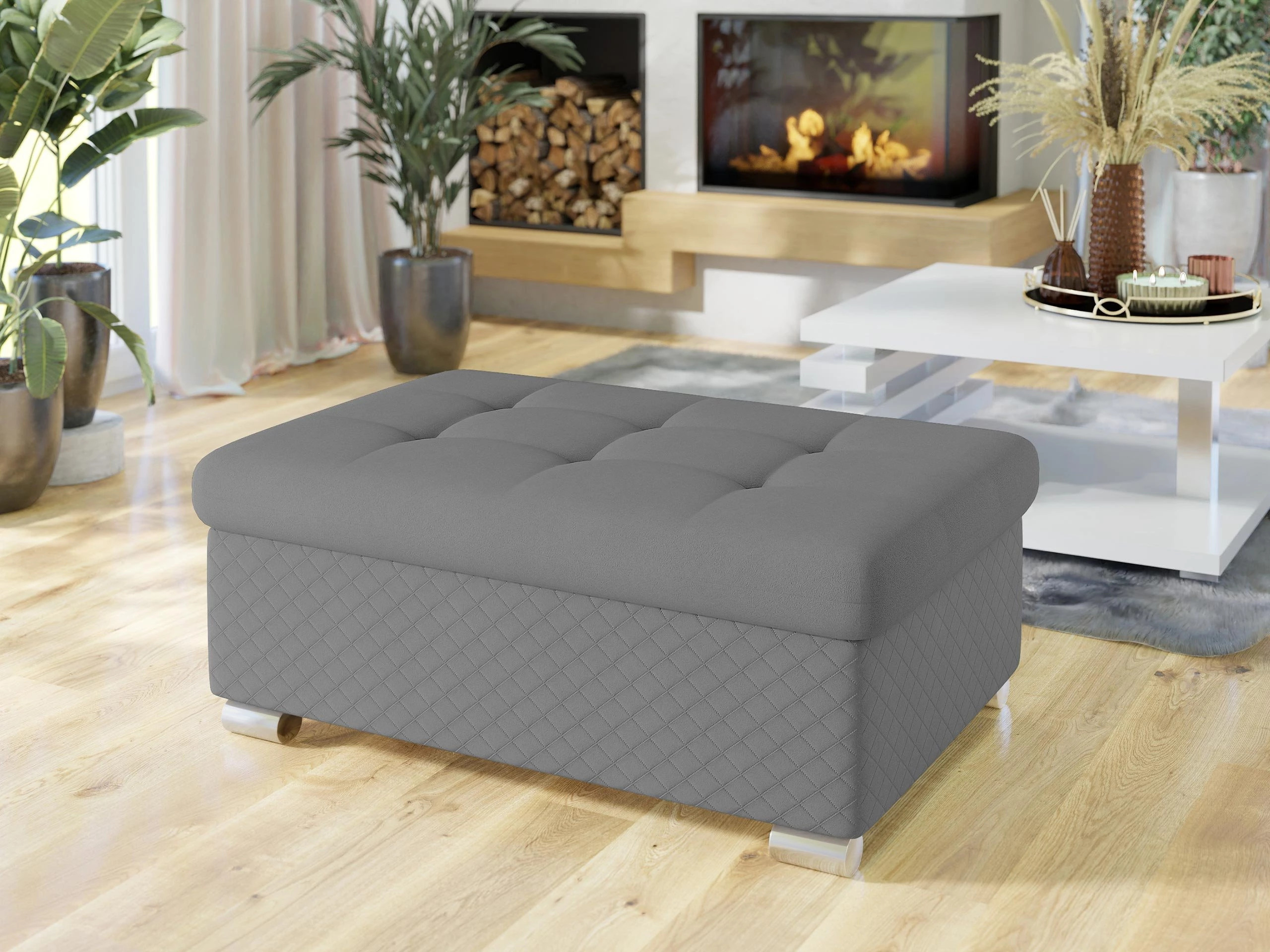 Polstret bænk Comfivo Gemma I (Uttario Velvet 2972-U03 + Uttario Velvet 2972)