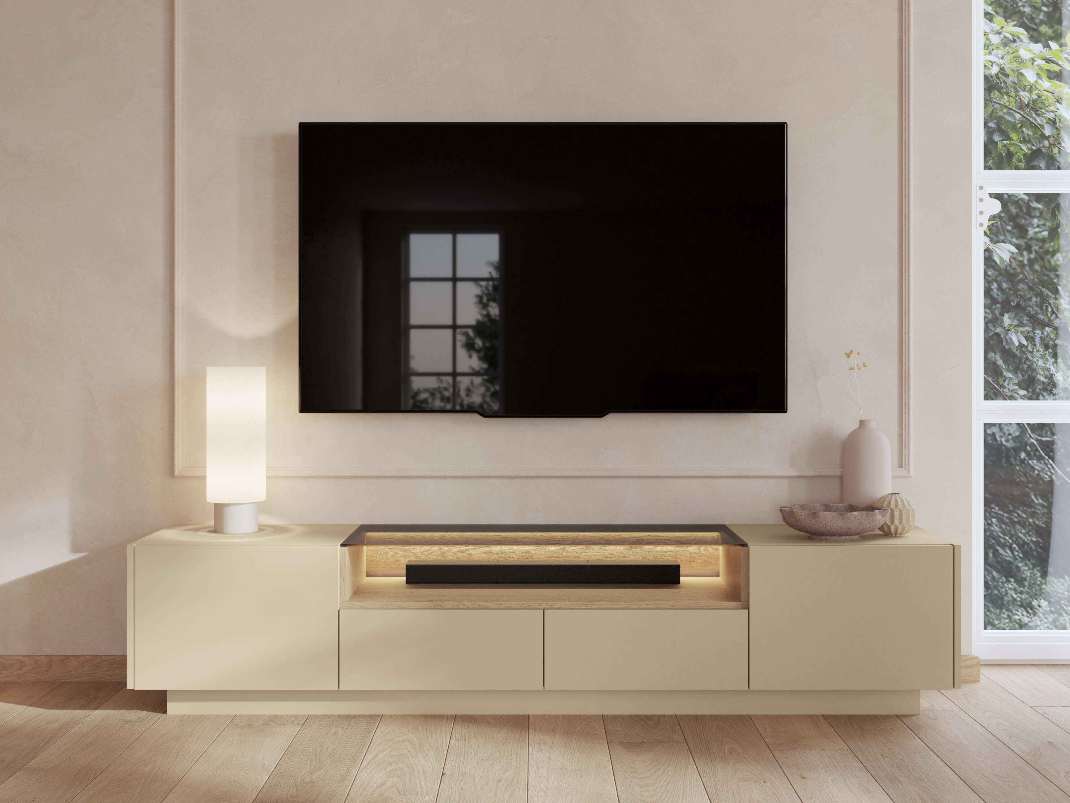 TV-bord Salmeli 101 (Cappuccino)