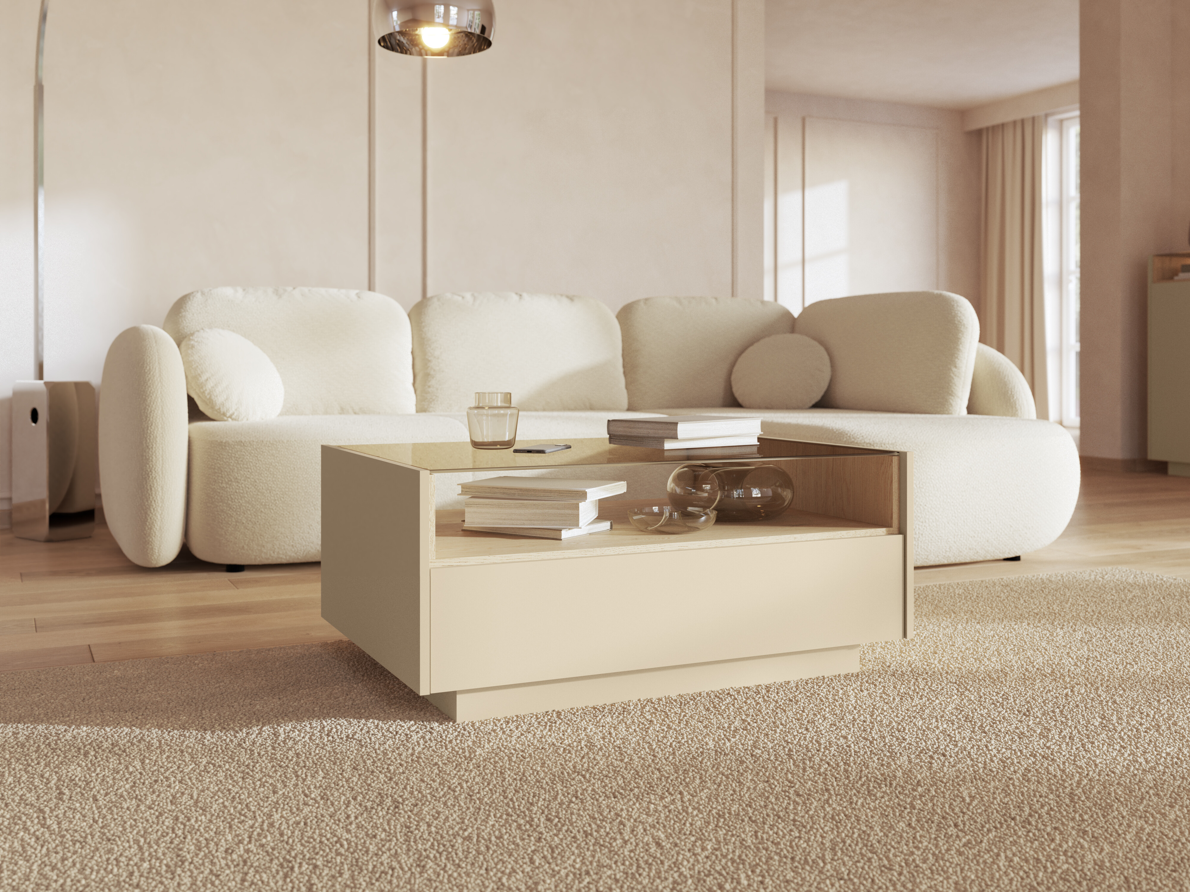 Sofabord Salmeli 103 (Cappuccino)