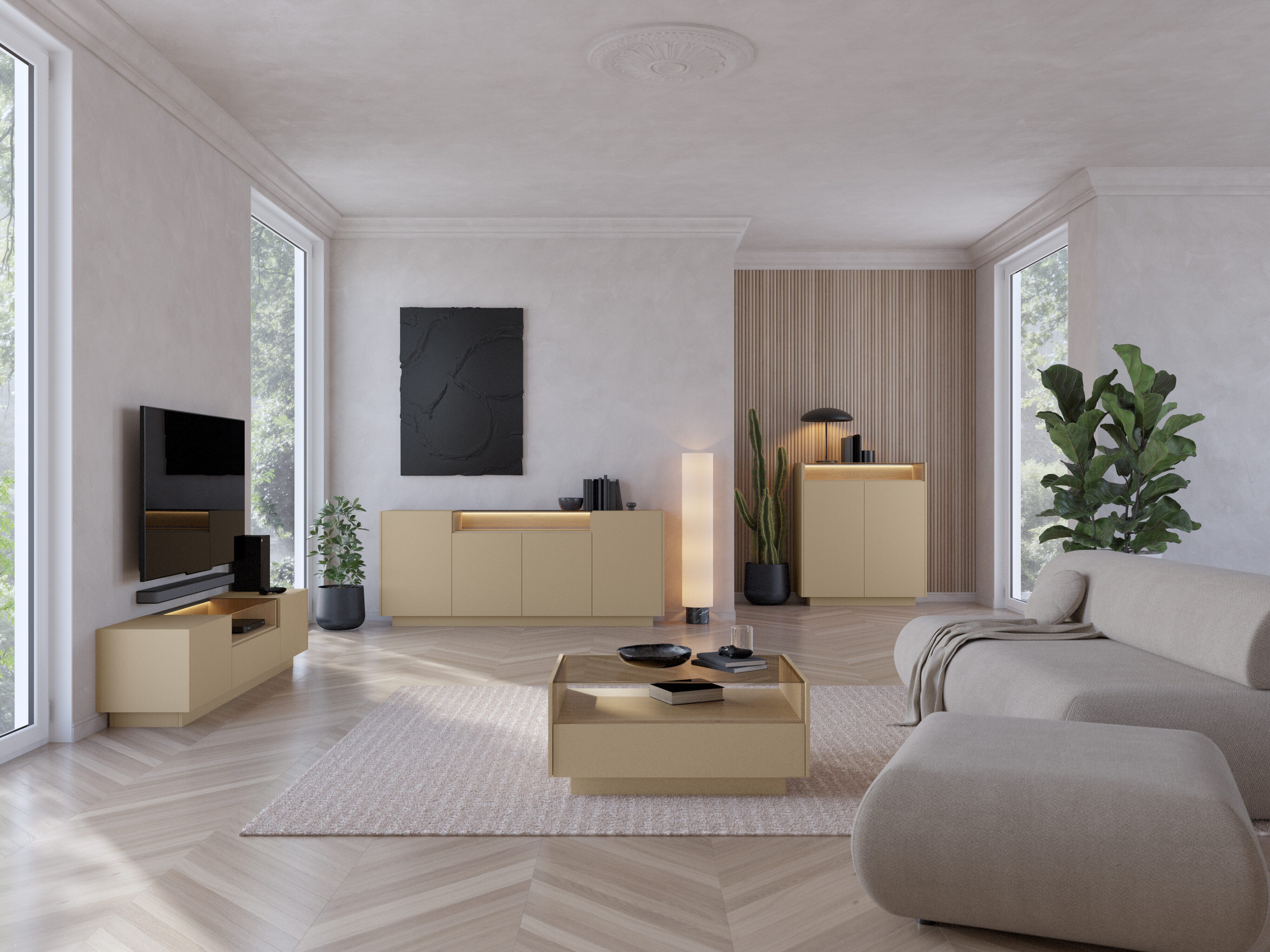 Sofabord Salmeli 103 (Cappuccino)