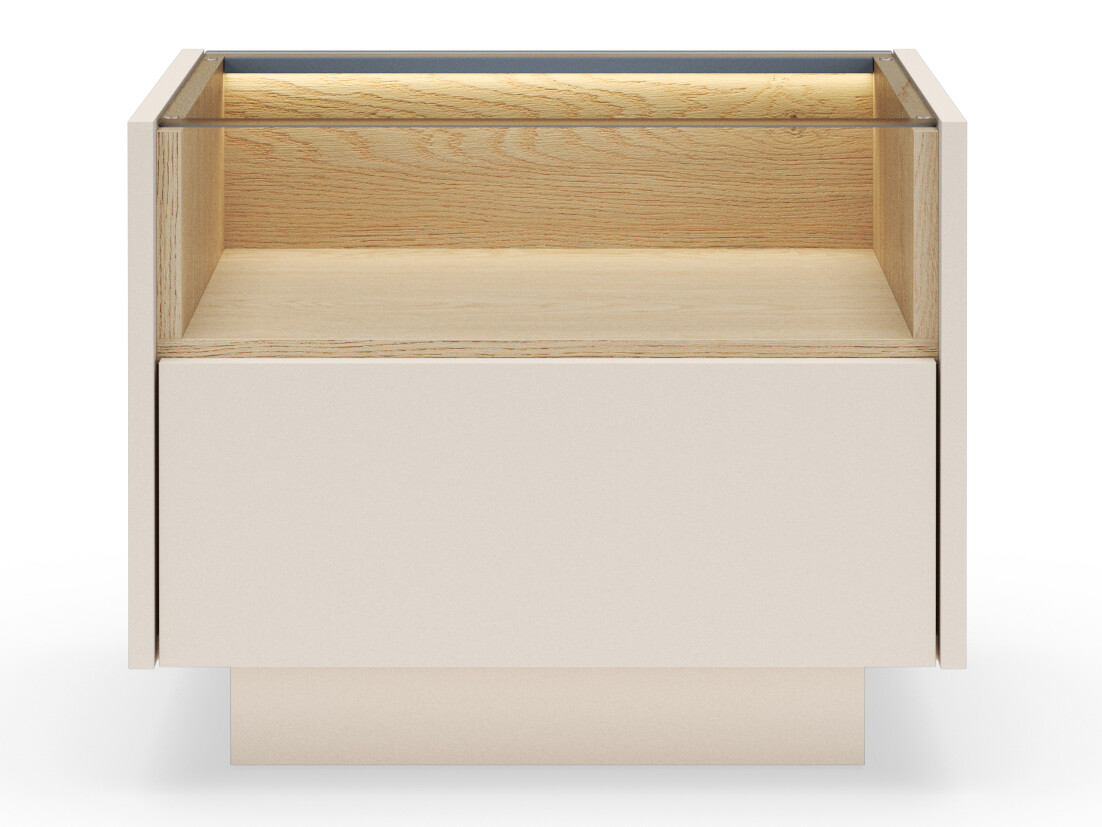 Sengebord Salmeli 104 (Beige)