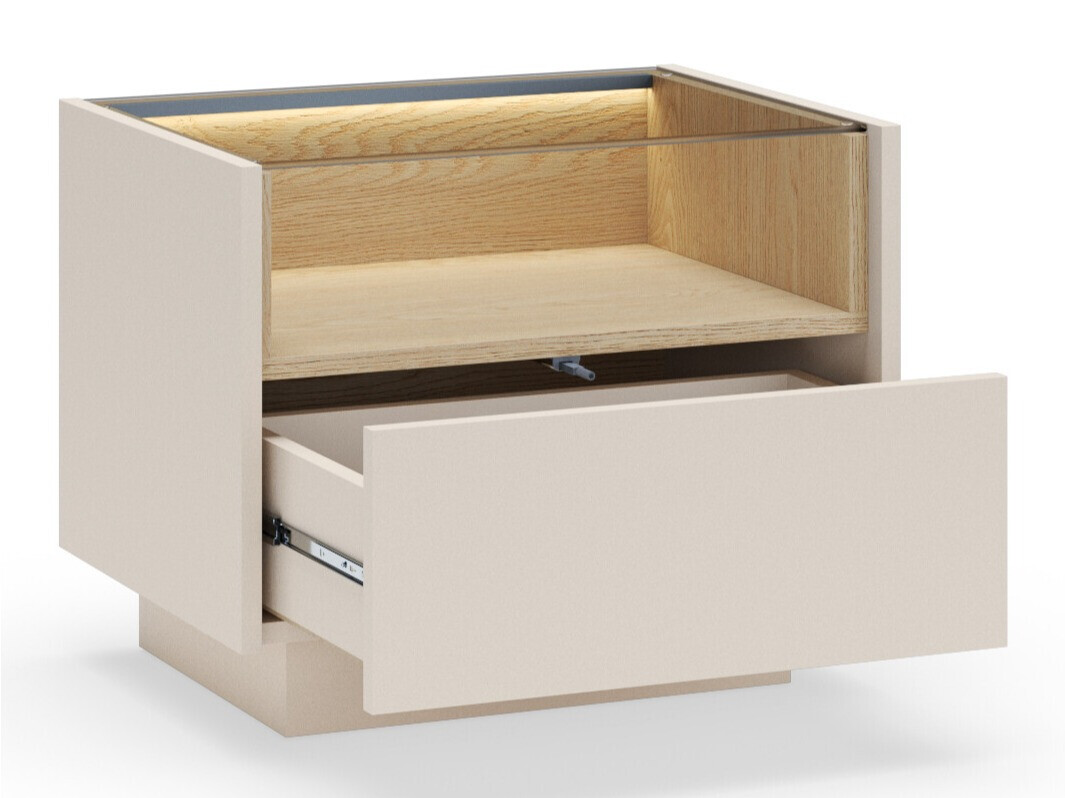 Sengebord Salmeli 104 (Beige)