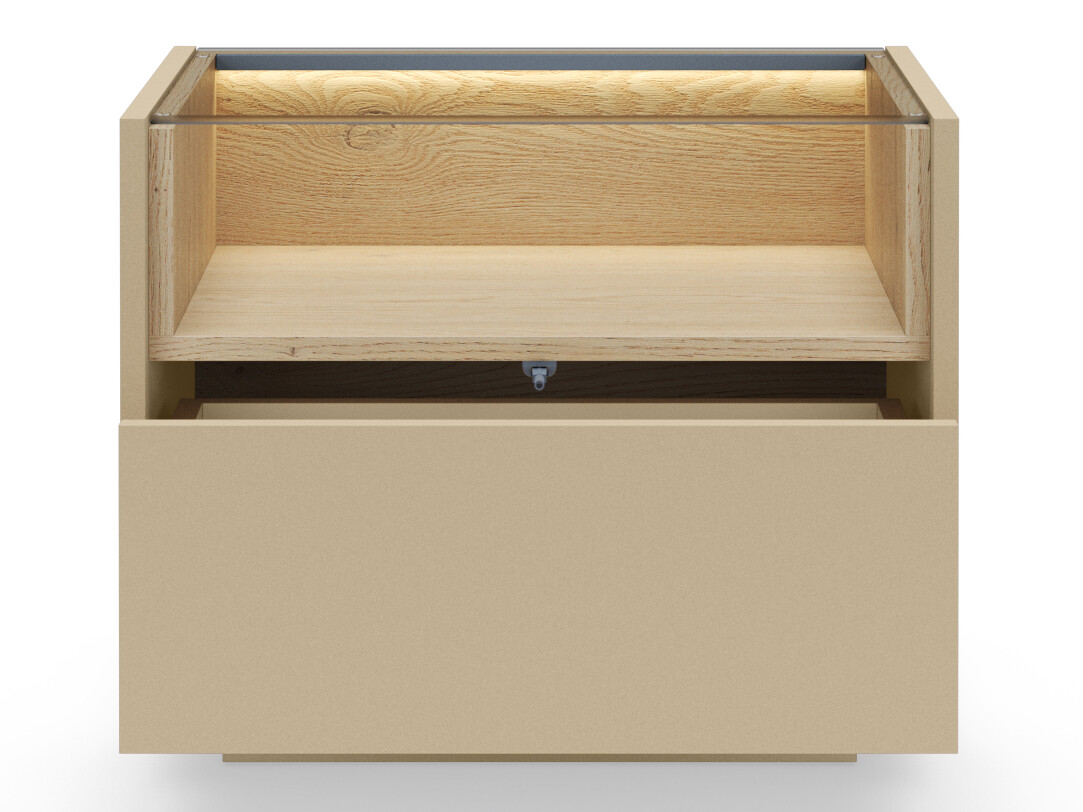 Sengebord Salmeli 104 (Cappuccino)